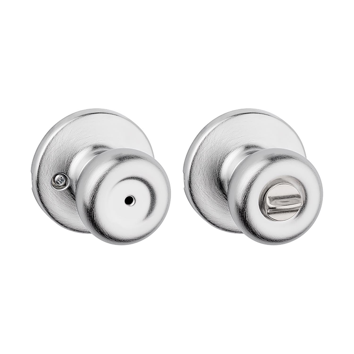 Kwikset Tylo Satin Chrome Privacy Knob Right or Left Handed