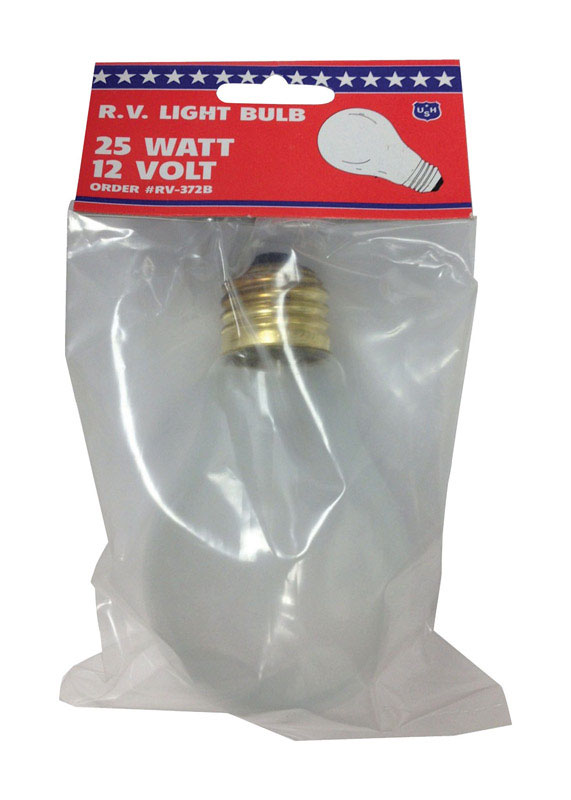 US Hardware 25 W A19 Appliance Incandescent Bulb E26 (Medium) White 1 pk