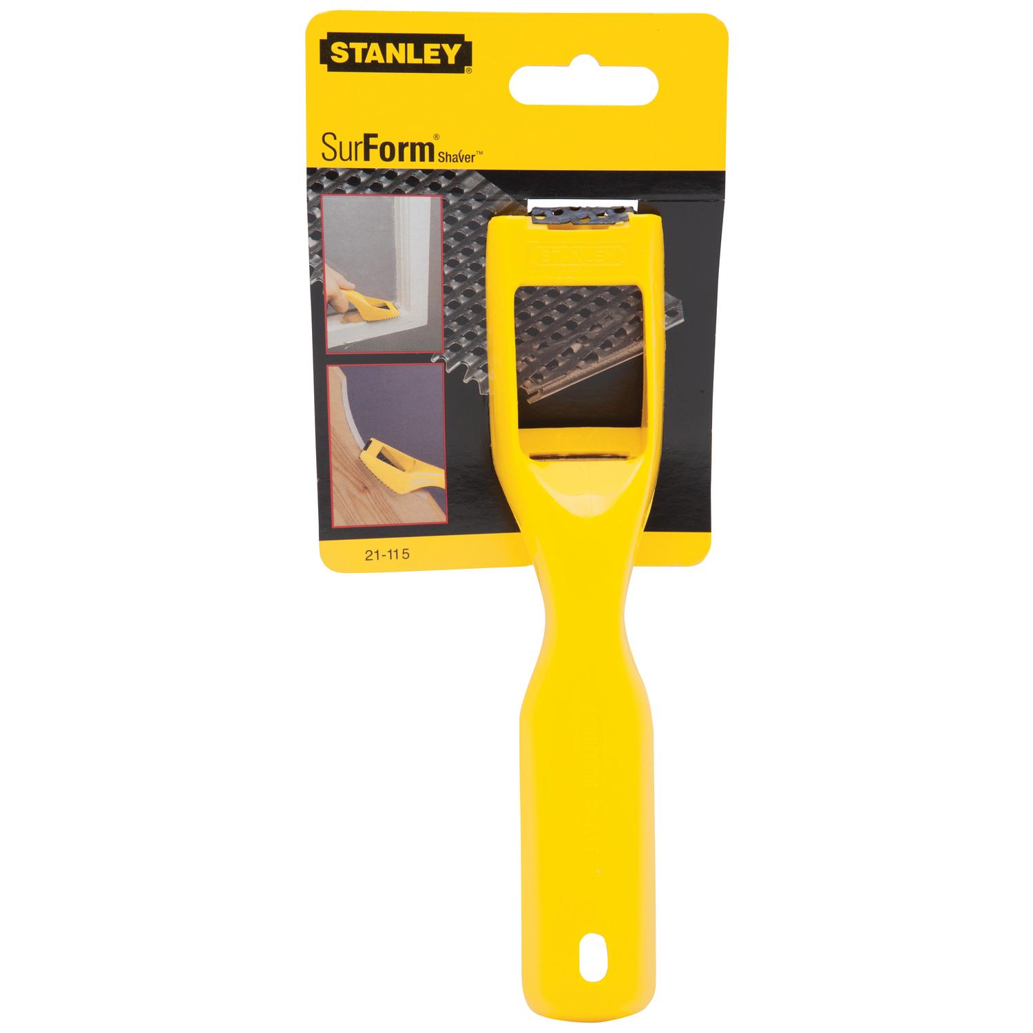 Stanley Surform 7.25 in. L X 1.6 in. W Surface Form Shaver Cast Iron Yellow