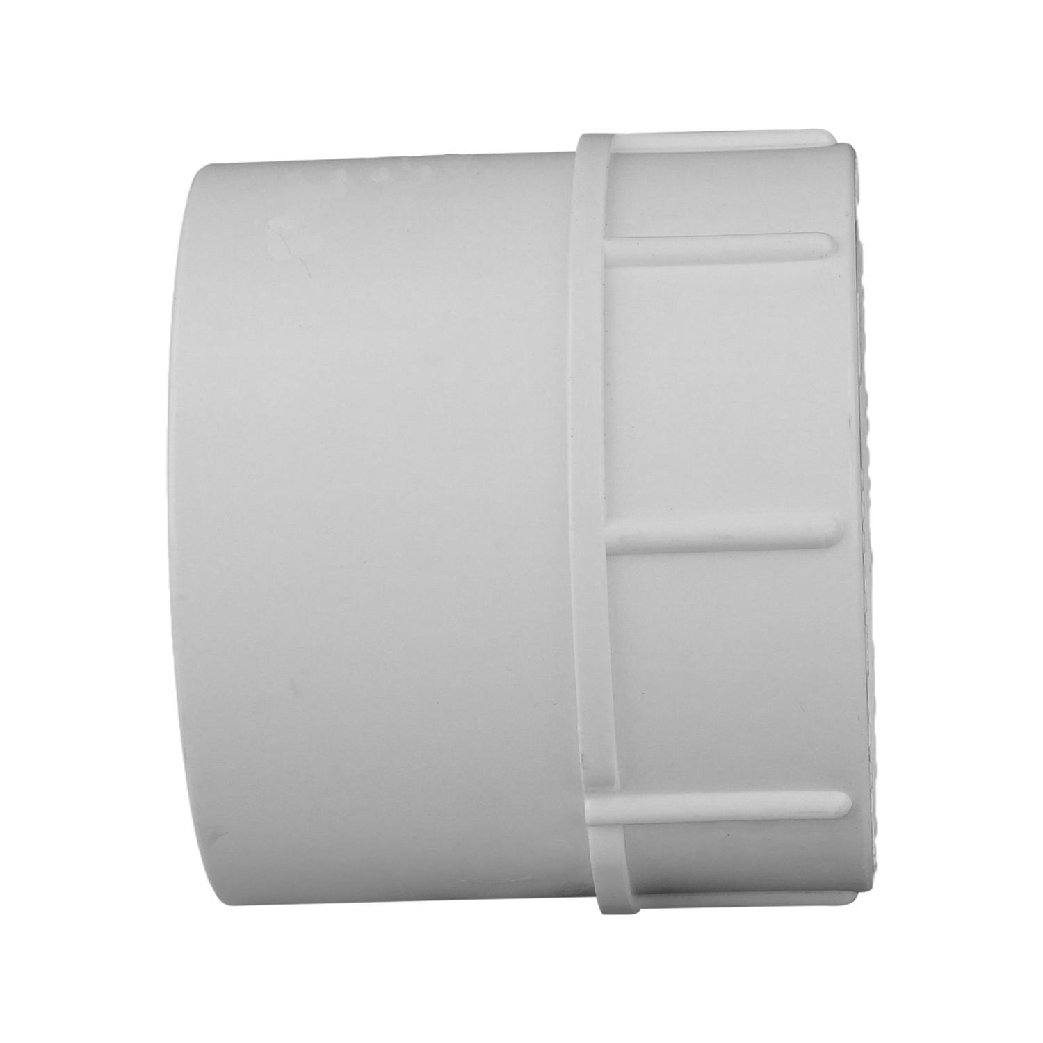 Charlotte Pipe Schedule 40 1 in. Slip X 1 in. D FPT PVC Pipe Adapter 10 pk