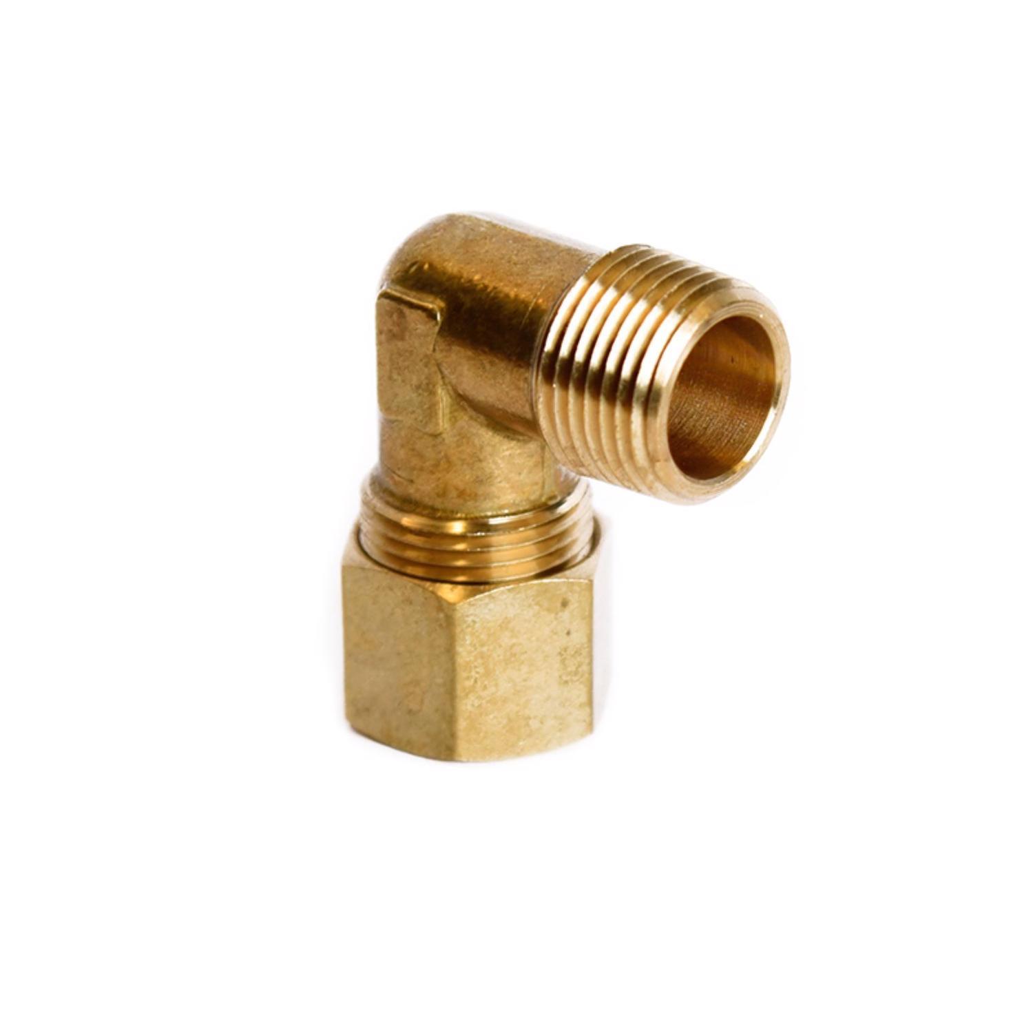 ATC 1/2 in. Compression 3/8 in. D MIP Brass 90 Degree Elbow