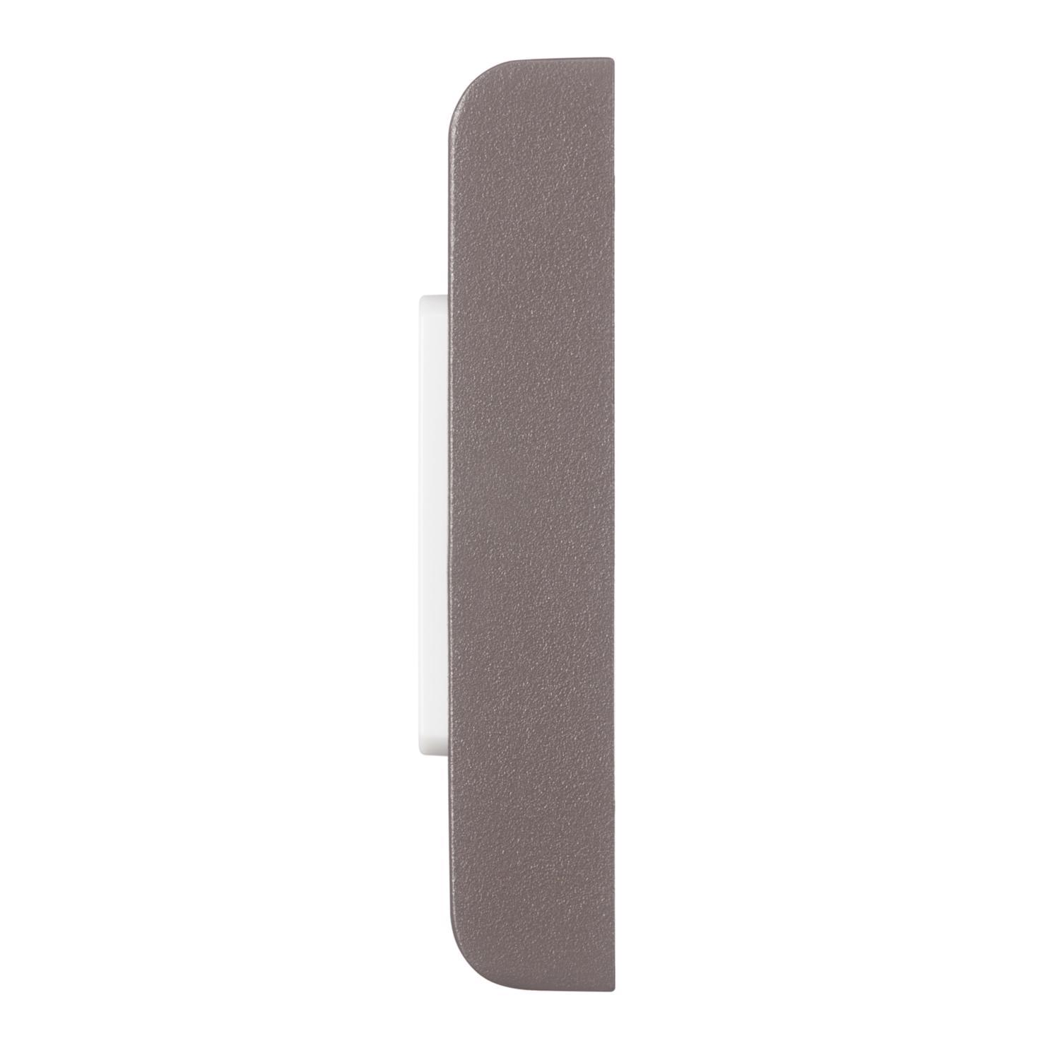 Heath Zenith Oil Rubbed Bronze Brown Metal Wired Pushbutton Doorbell