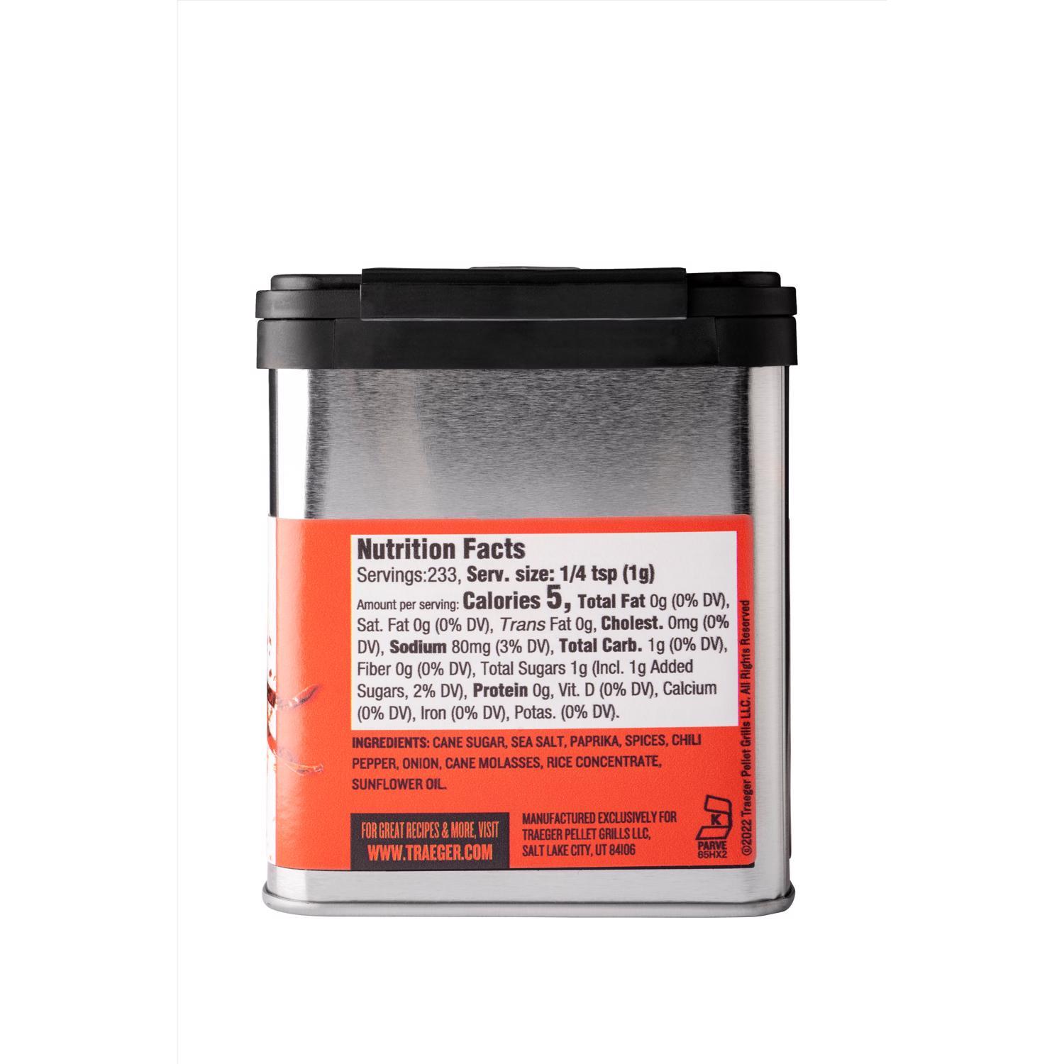 Traeger Molasses and Chili Pepper Beef Rub 8.25 oz