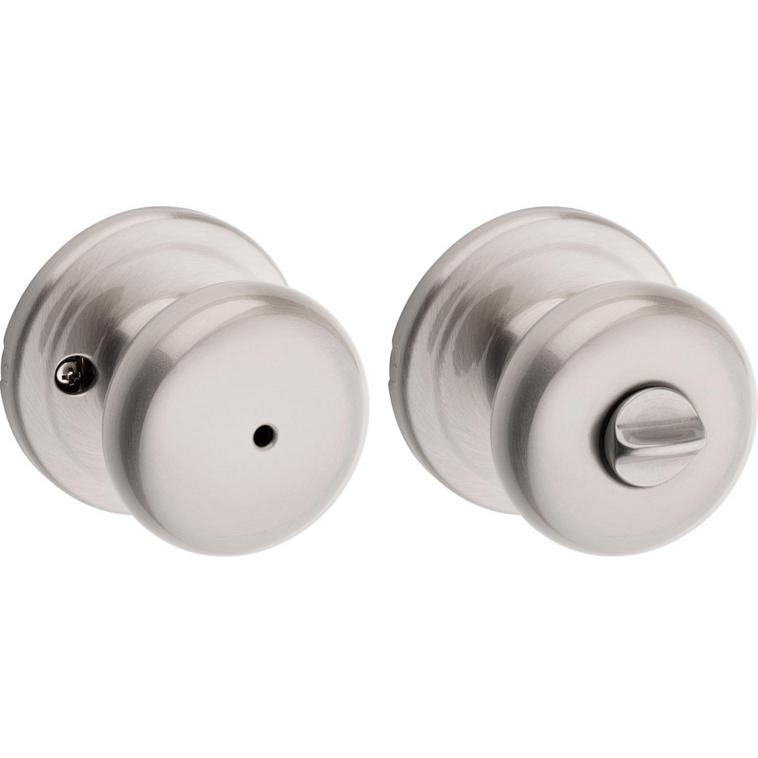 Kwikset Juno Satin Nickel Privacy Lockset 1-3/4 in.