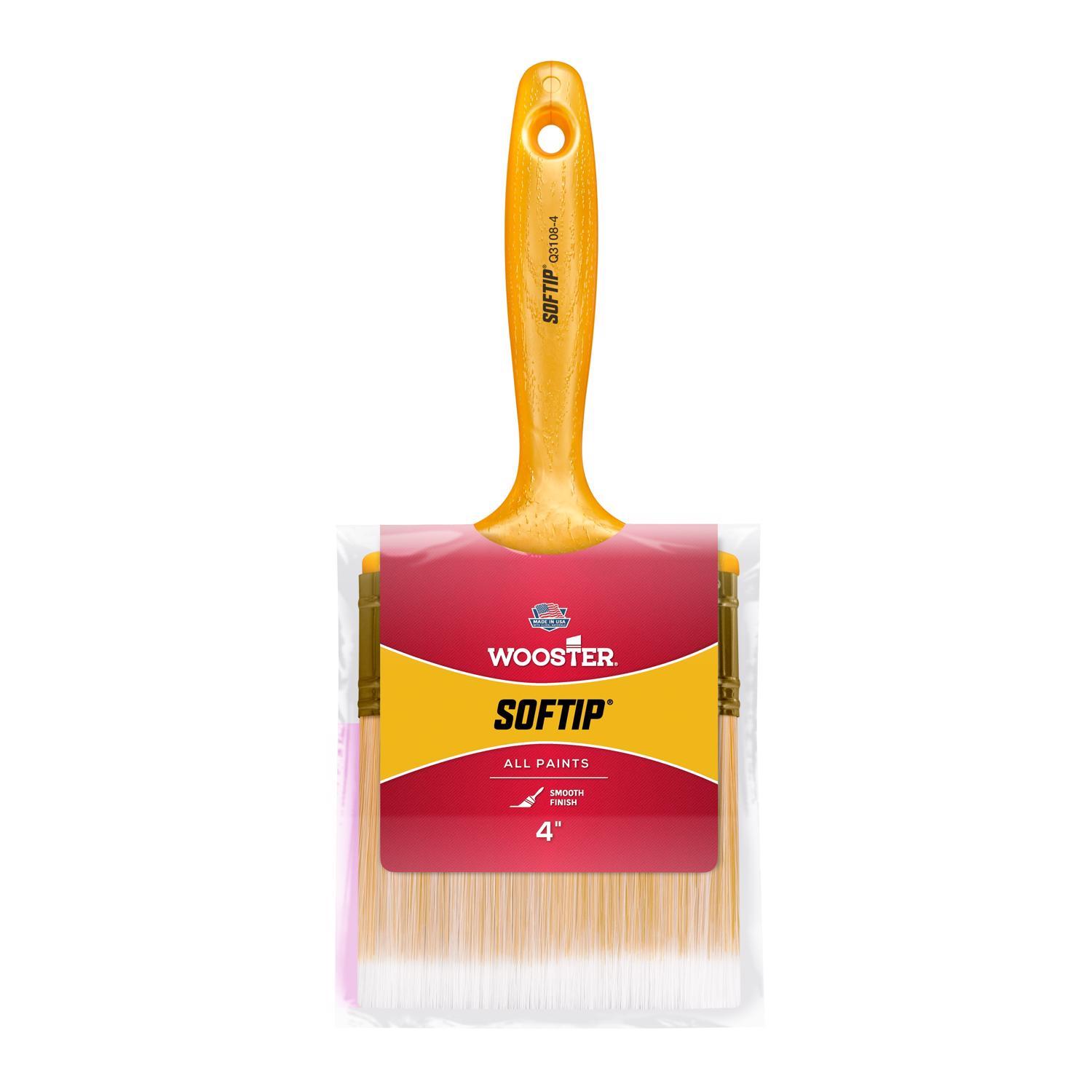 Wooster Softip 4 in. Flat Paint Brush