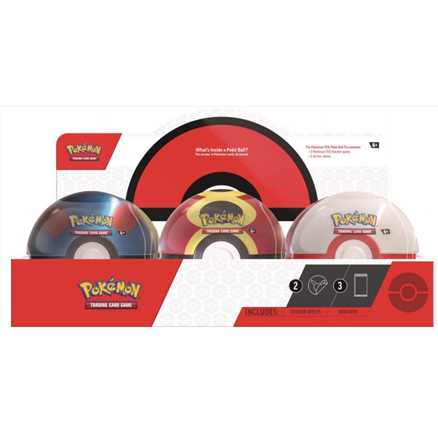Pokemon 2025 Poke Ball Tin Trading Cards