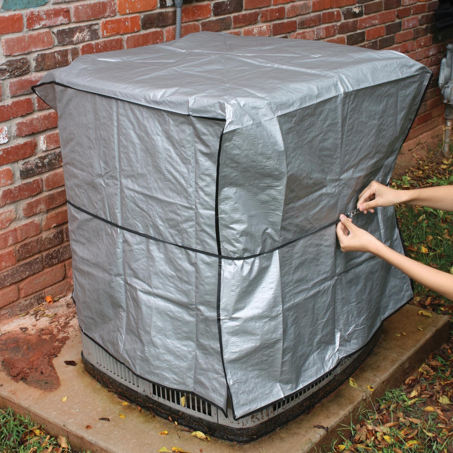 M-D Building Products 30 in. H X 34 in. W Rectangle Outdoor Central Air Conditioner Cover