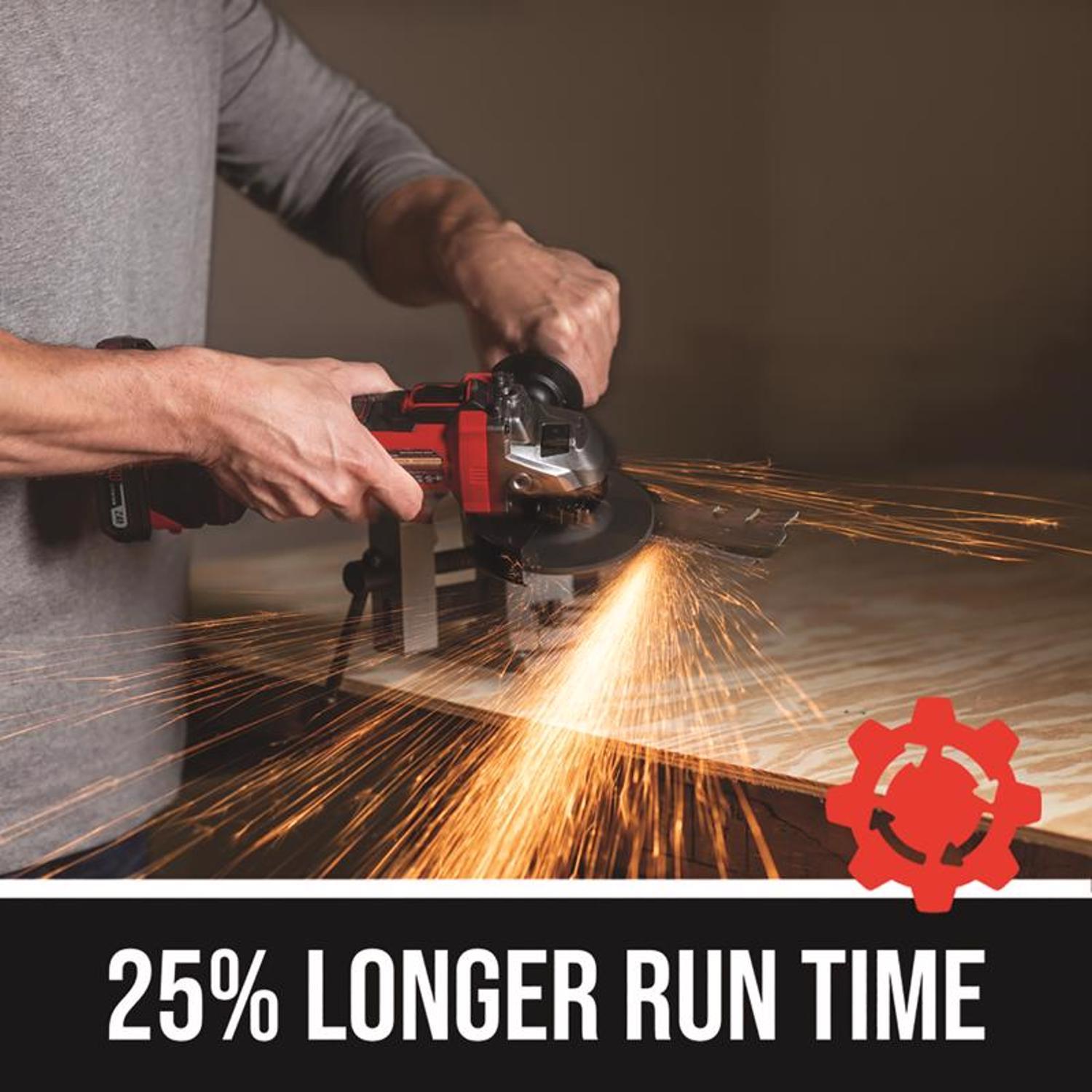 SKIL PWR Core 20 Cordless 4-1/2 in. Angle Grinder Kit (Battery & Charger)