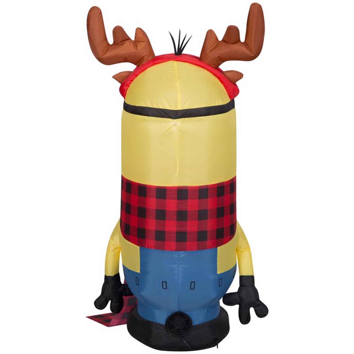 Universal Airblown LED Kevin w Antlers 4 ft. Inflatable