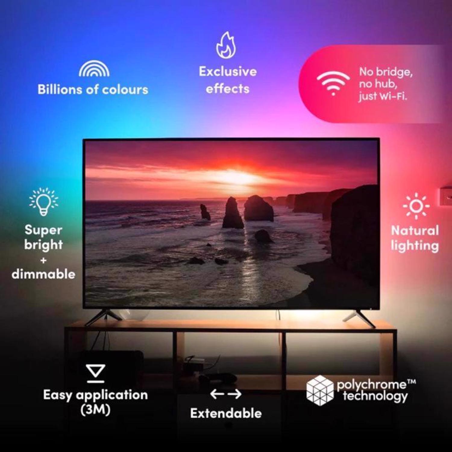 LIFX Smart Home 40 in. L Color Changing Plug-In LED Smart-Enabled Tape Light 1 Pack