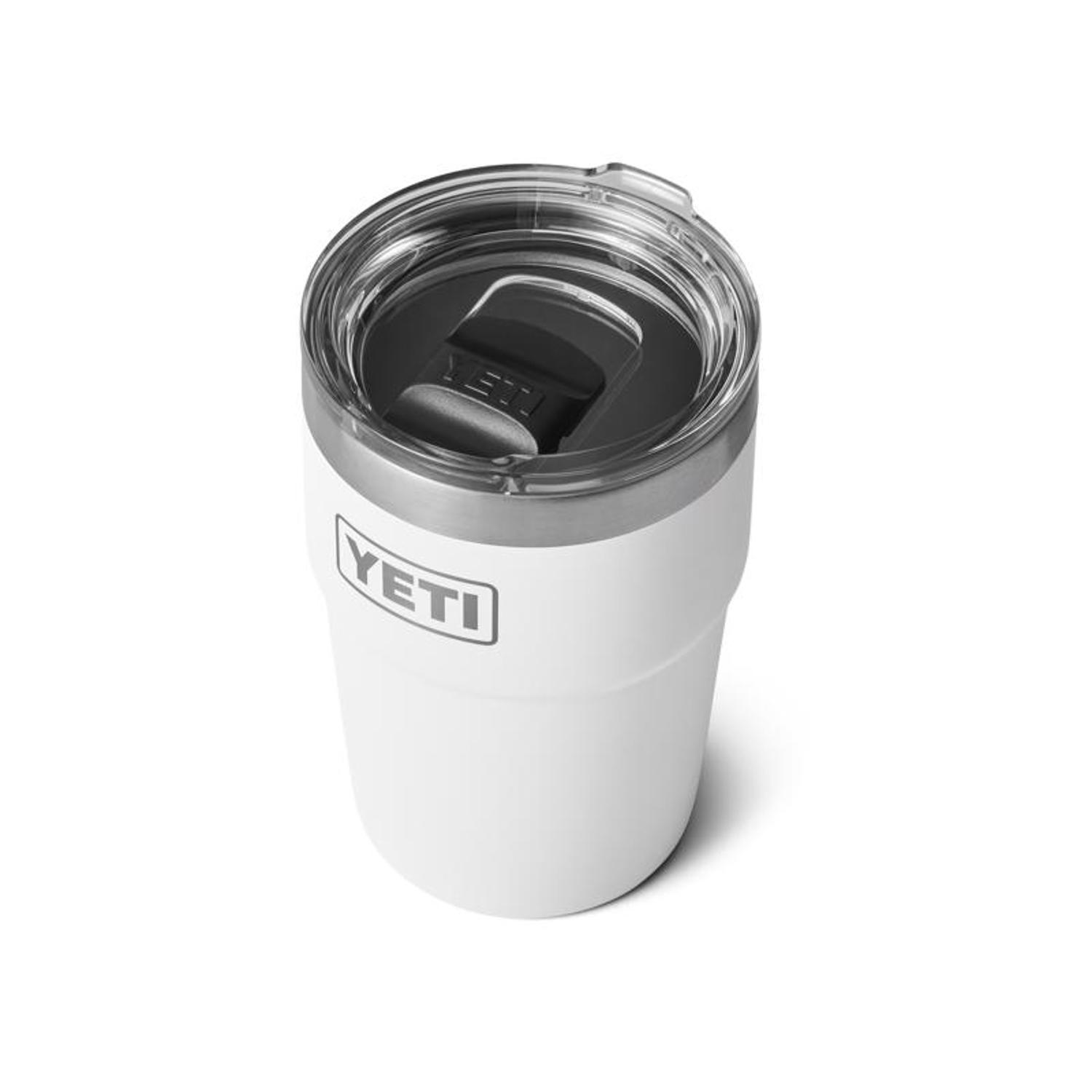 YETI Rambler 16 oz White BPA Free Stackable Tumbler with MagSlider Lid