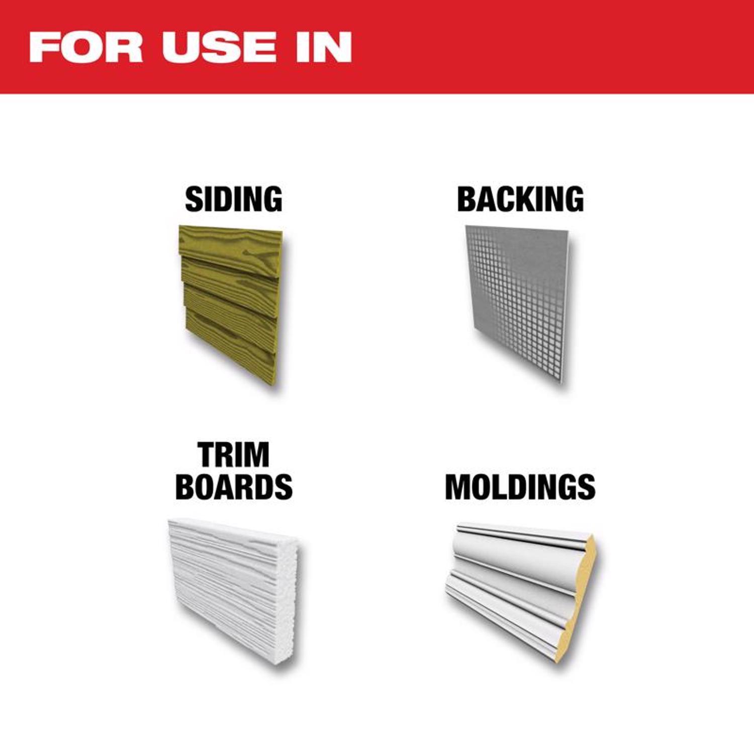 Milwaukee 7-1/4 in. D X 5/8 in. Polycrystalline Diamond Fiber Cement Blade 4 teeth 1 pk
