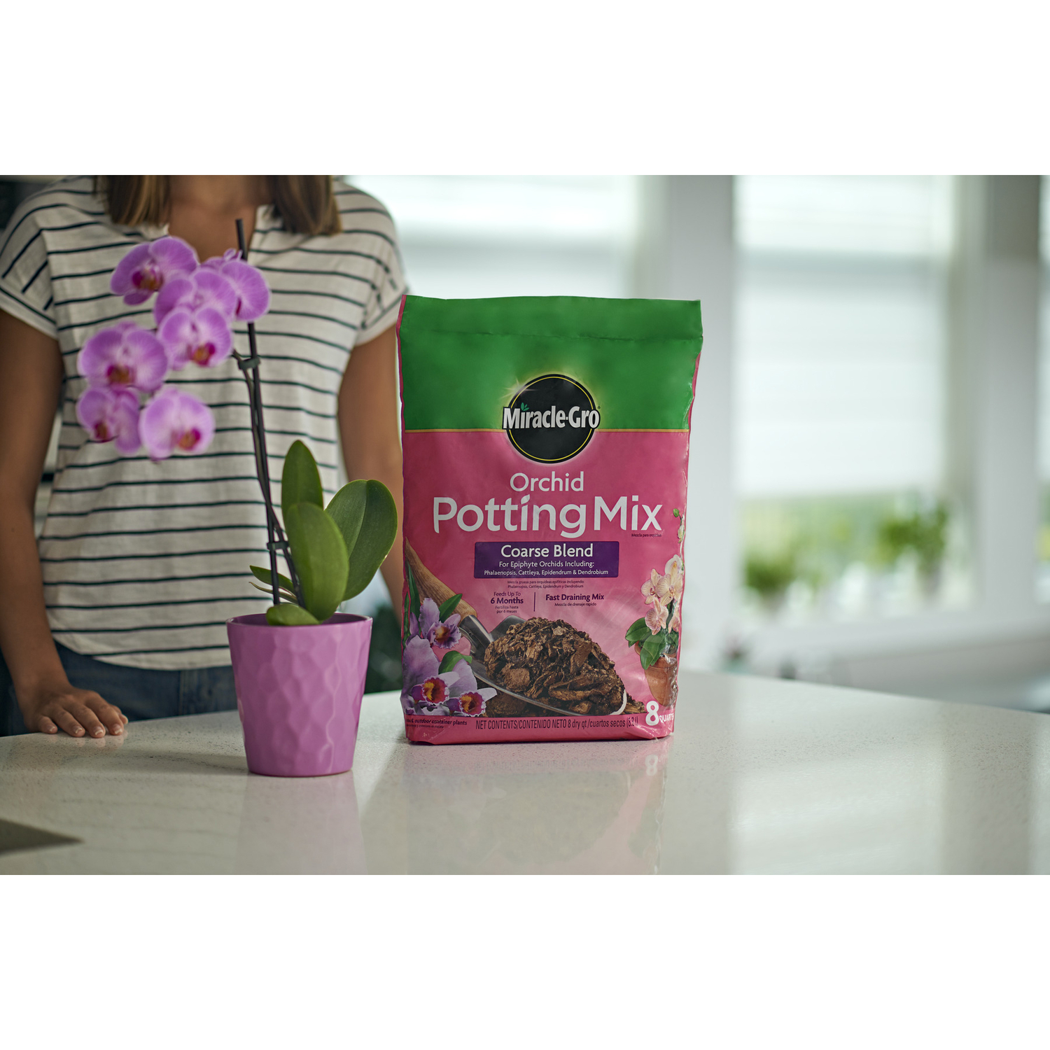 MiracleGro Orchid Potting Mix 8 qt Stine Home + Yard The Family