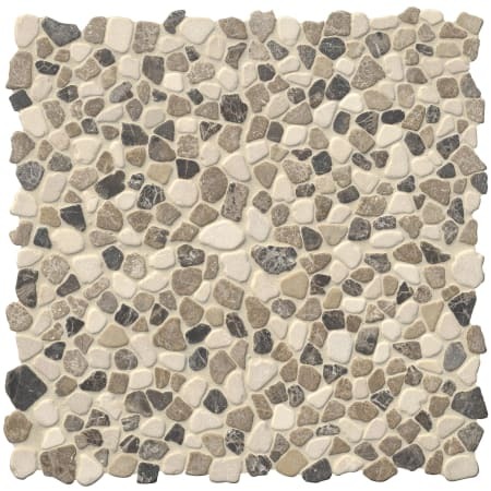 MS Internaitonal 11-7/16 x 11-7/16 in. Pebble Mosaic Sheet - Tumbled Marble Visual - Sold by Carton (9.1 SF/Carton)