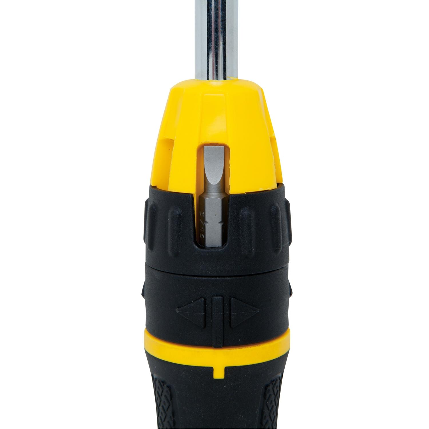 Stanley Multi-Bit Ratchet Screwdriver 7 in. 10 pc