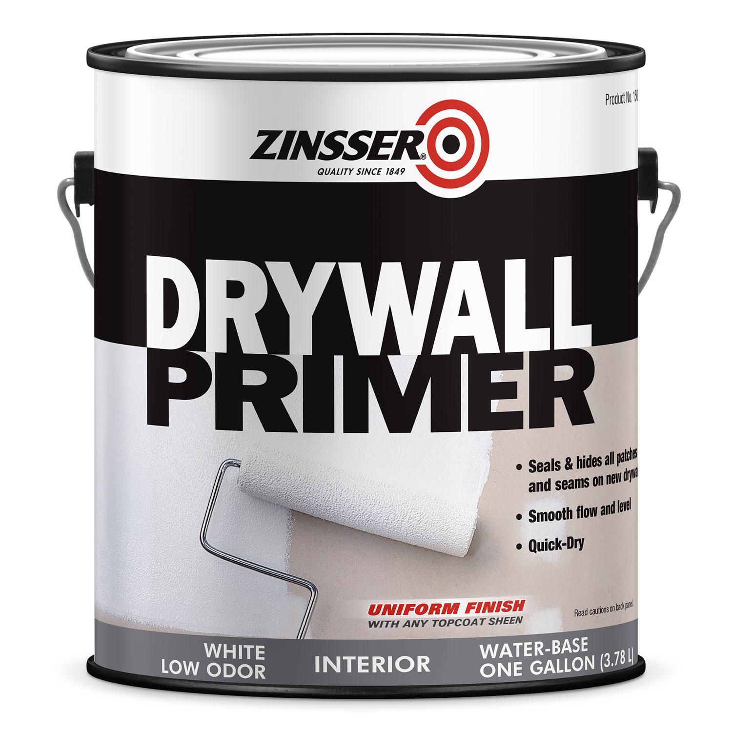 Zinsser White Flat/Matte WaterBased Styrenated Acrylic Primer 1 gal