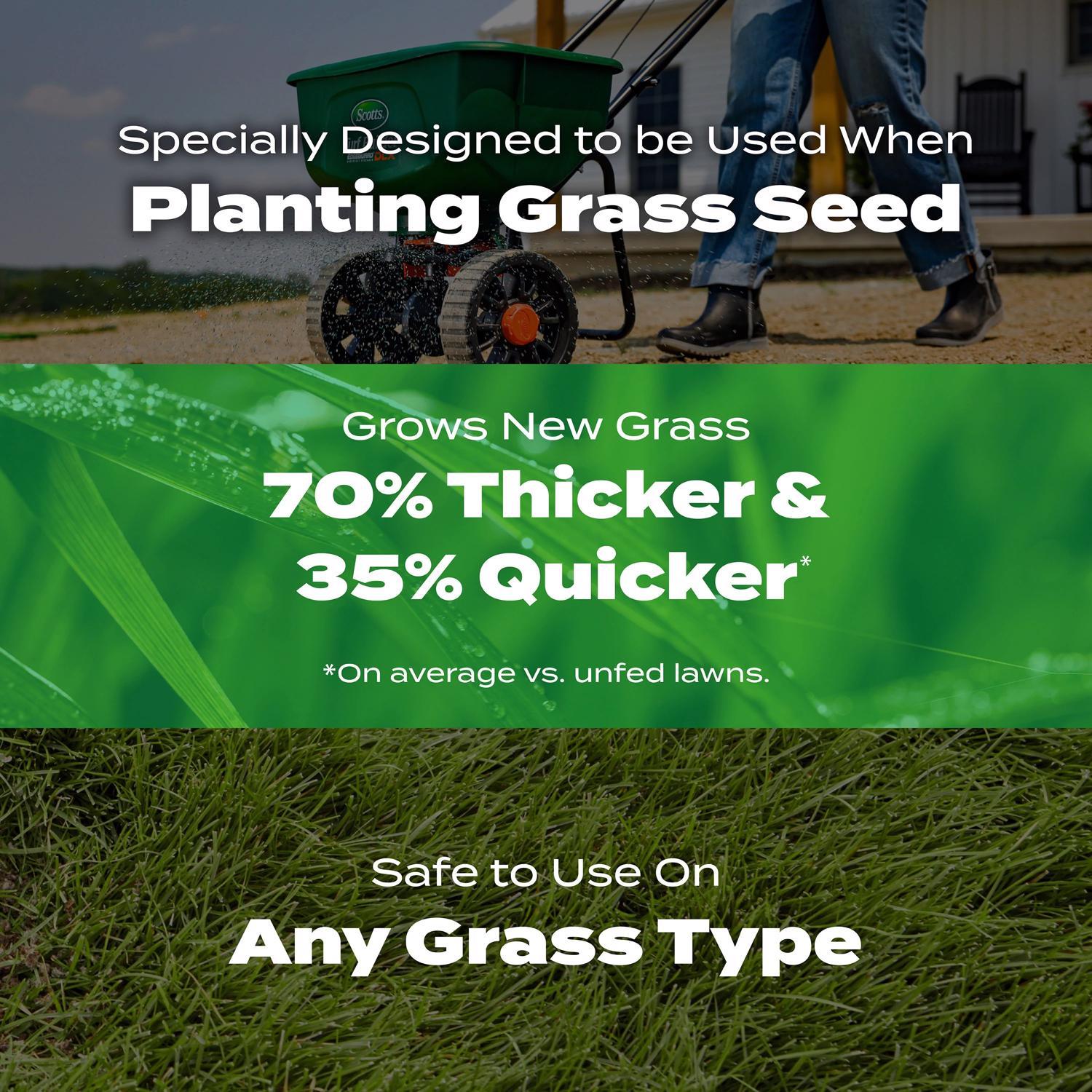 Scotts Turf Builder Lawn Starter Lawn Fertilizer For All Grasses 1000 sq ft