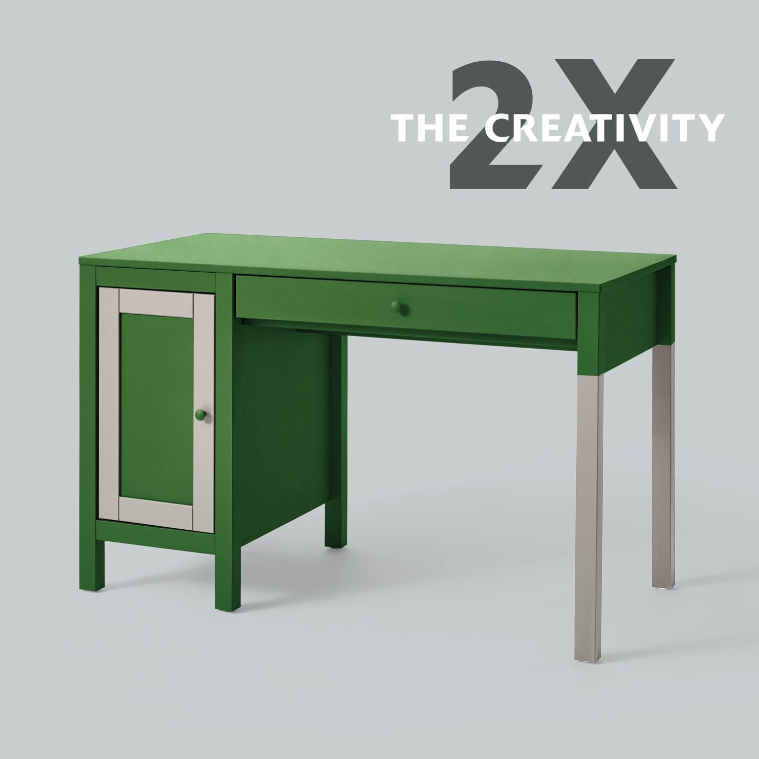 Rust-Oleum Painter's Touch 2X Ultra Cover Satin Leafy Green Paint+Primer Spray Paint 12 oz