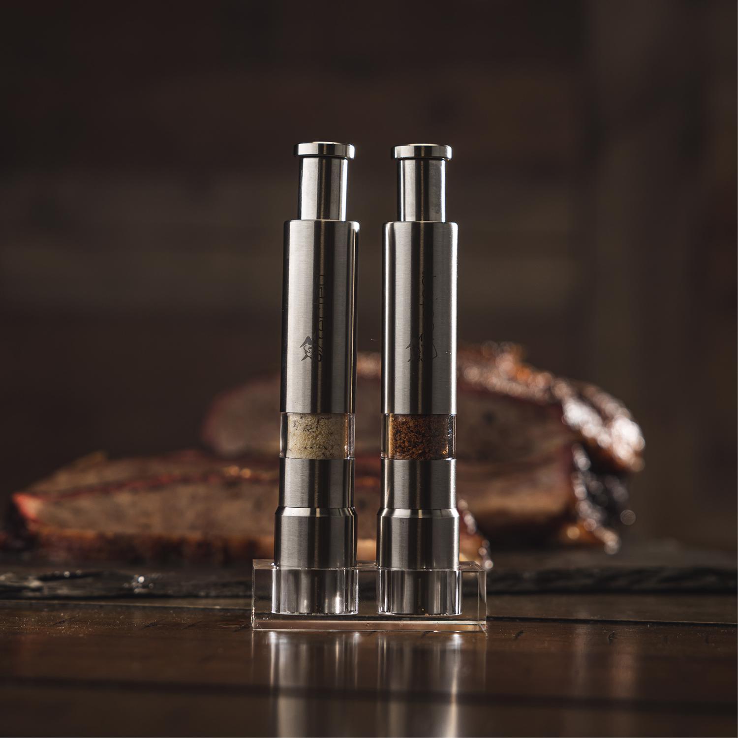 Recteq Stainless Steel Seasoning Grinder 2 pk