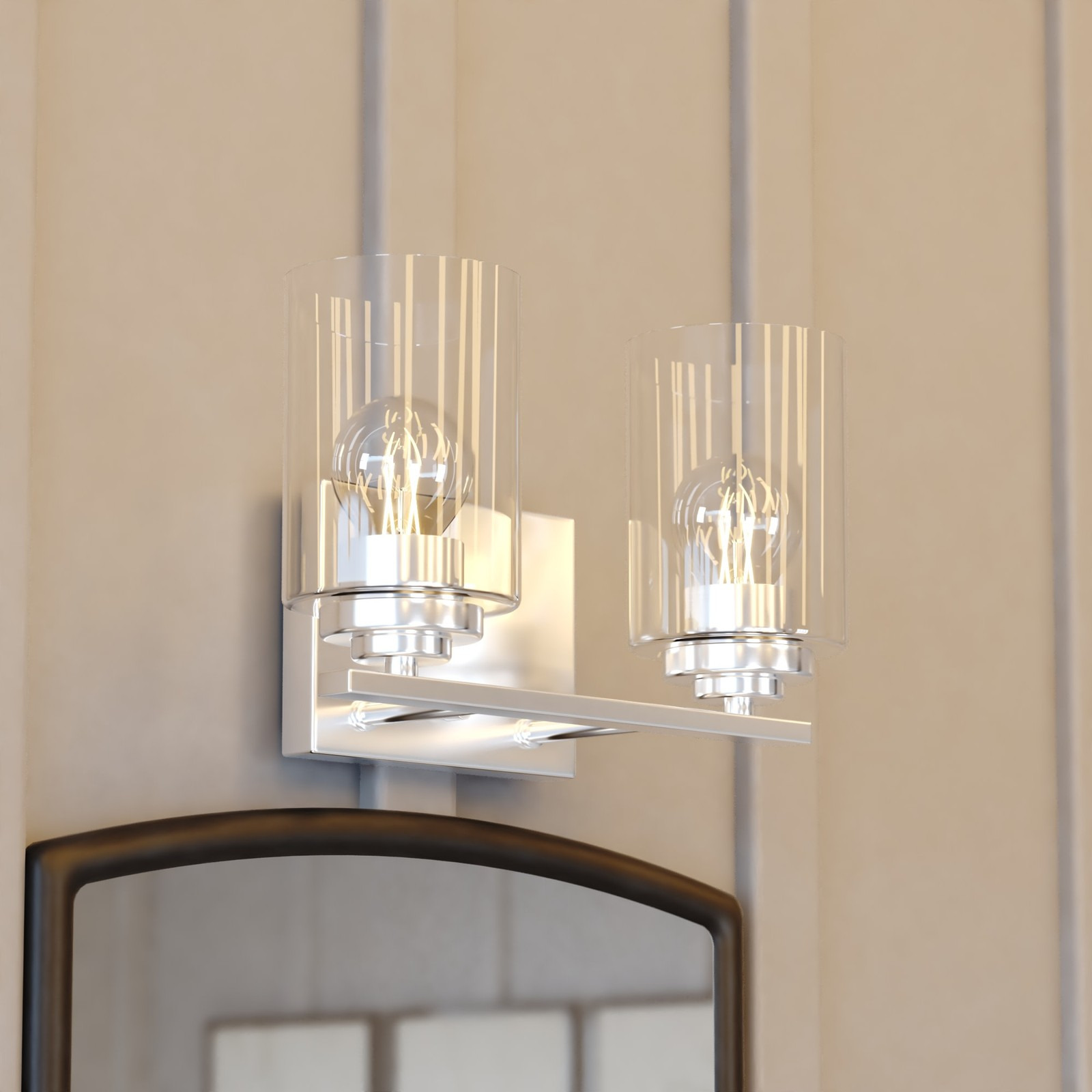 Vaxcel Lighting W0526 Park Ridge 2 Light 13 in.W Vanity Light - Nickel