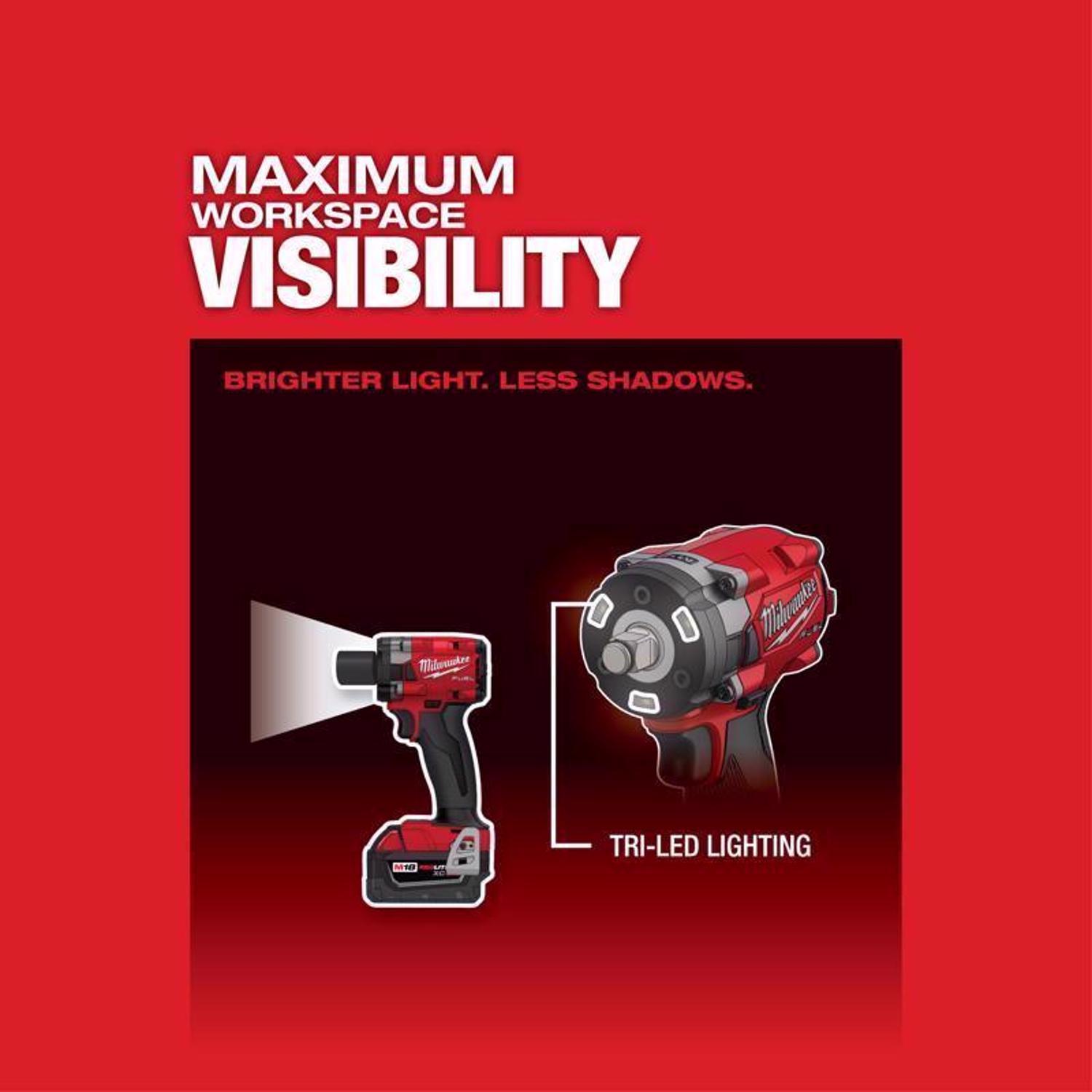 Milwaukee M18 FUEL 1/2 in. Cordless Brushless Impact Wrench Tool Only