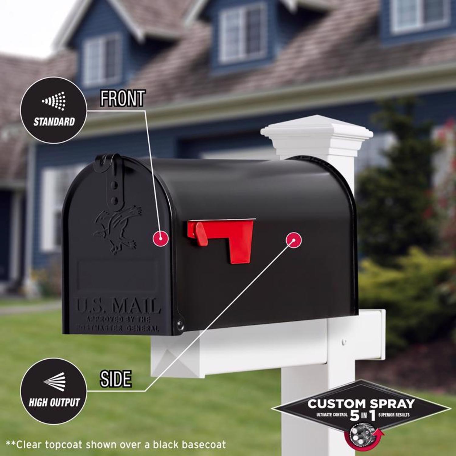 Rust-Oleum Stops Rust 5-in-1 Indoor/Outdoor Satin Crystal Clear Water-Based Protective Enamel 12 oz