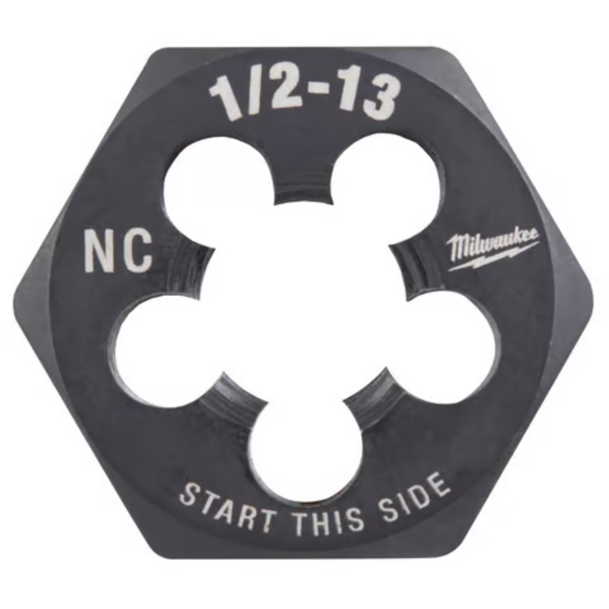 Milwaukee SAE 1/2-13 NC 1 in. Hex Threading Die