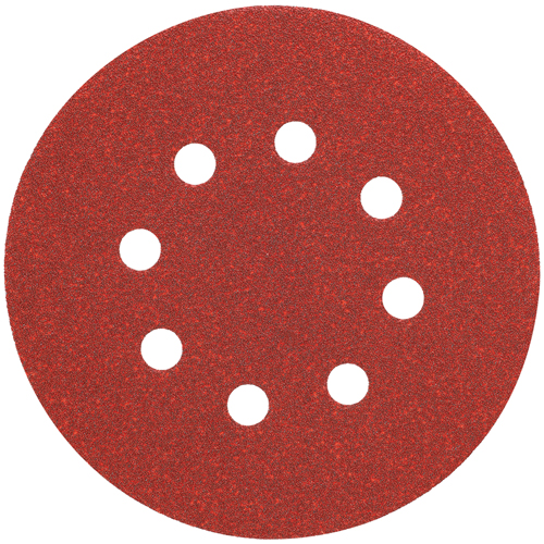 5" 8 Hole 220 Grit Hook and Loop Random Orbit Sandpaper (25 pack)