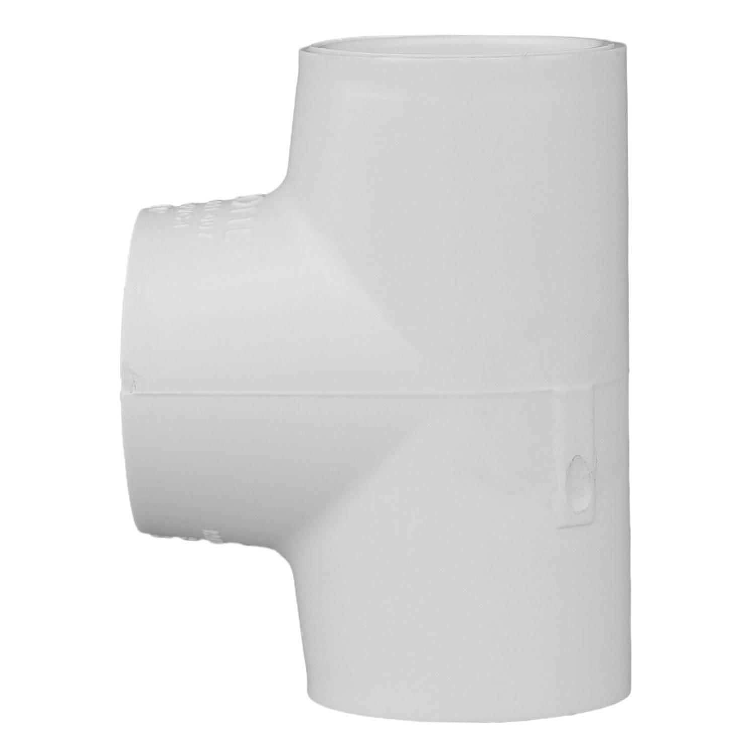 Charlotte Pipe Schedule 40 3/4 in. Slip X 3/4 in. D Slip PVC Tee 1 pk