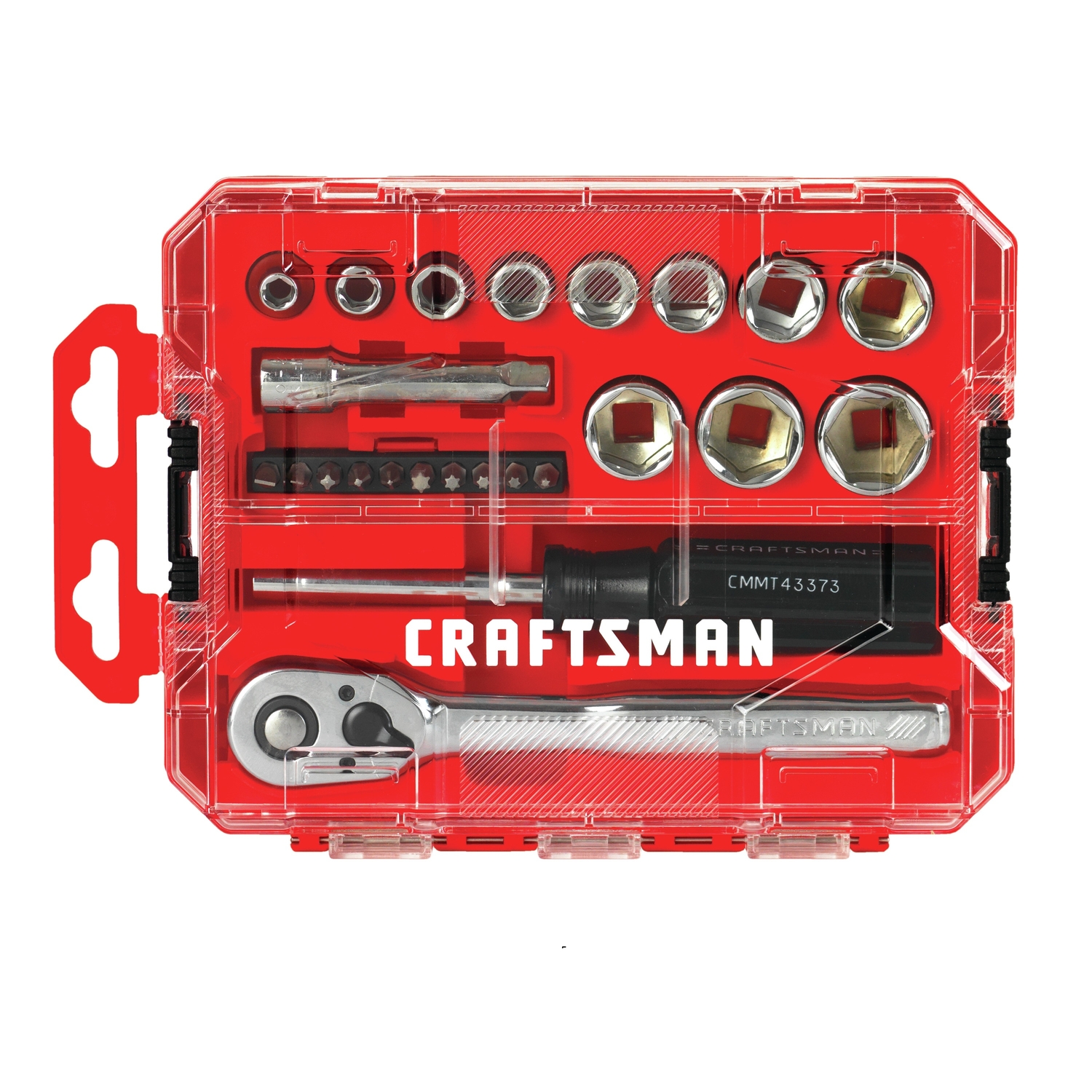 Craftsman 3/8 in. drive SAE 6 Point Nano Mechanic's Tool Set 24 pc