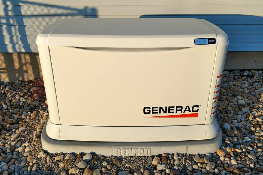 GenPad™ Standard 3 in. Concrete Pad for Generac and Honeywell Standby Generators 10-26kW Air Cooled