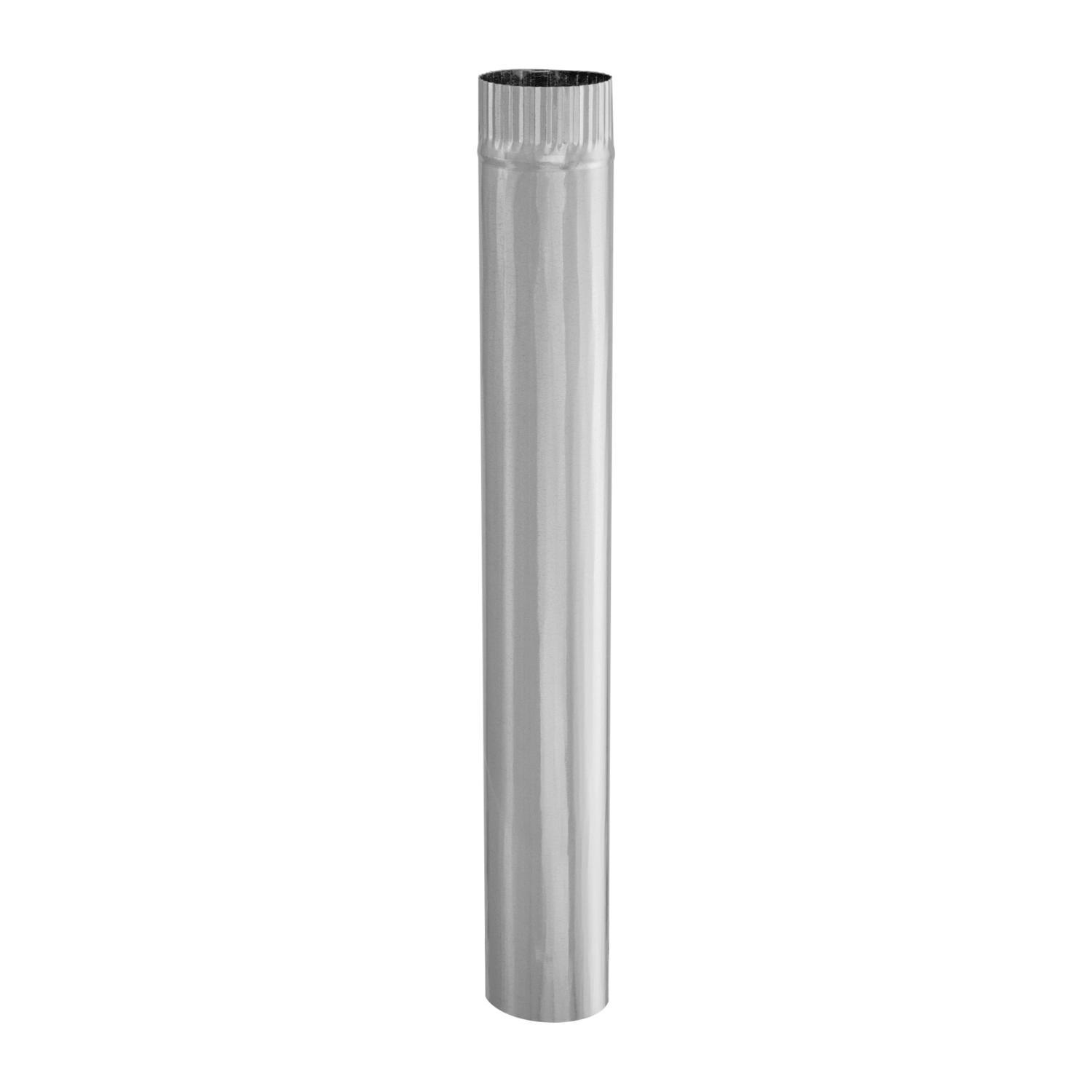 Imperial 3 in. D X 24 in. L Galvanized Steel Furnace Pipe