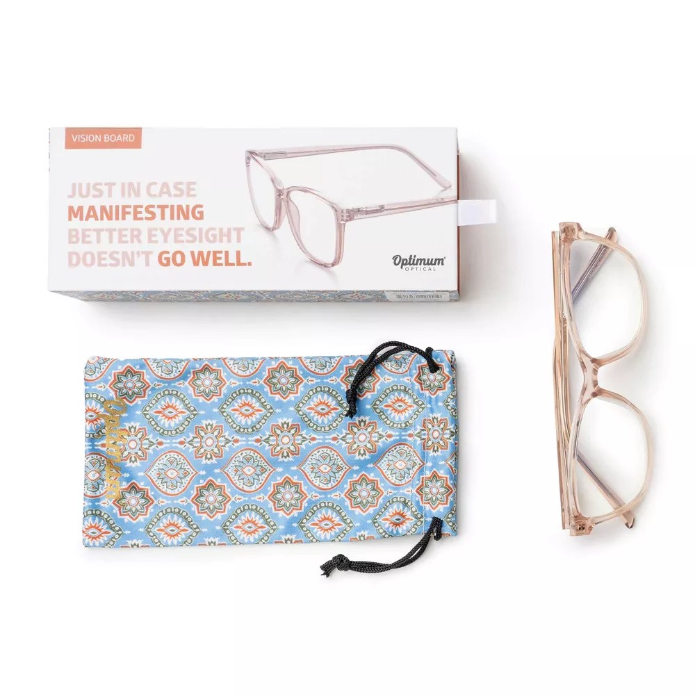 Optimum Optical Signature Blue Light Filtering Magnifying Readers - Vision Board - 3.00