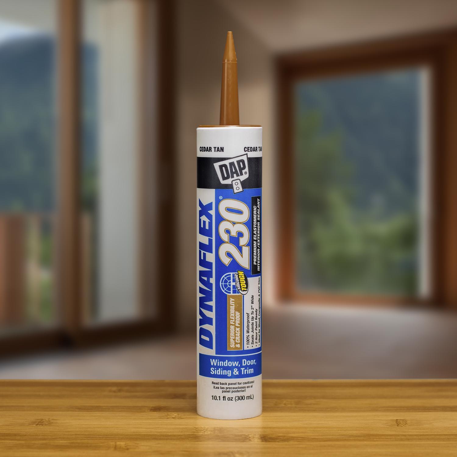DAP Dynaflex 230 Cedar Tan Premium Latex Door/Siding/ Window Sealant 10.1 oz