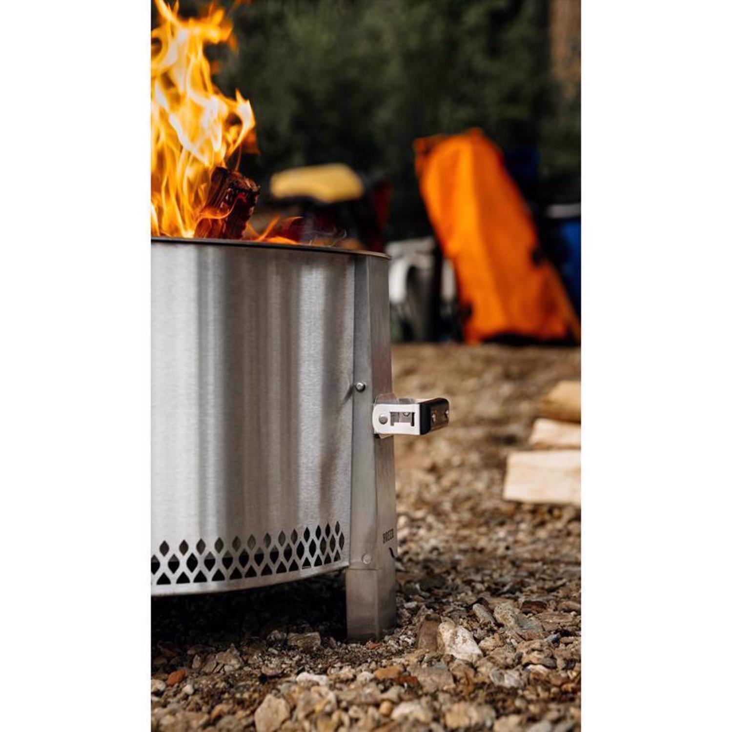 Breeo Y Series Smokeless Fire Pit 19 in. W Stainless Steel Outdoor Round Multi-Fuel Fire Pit