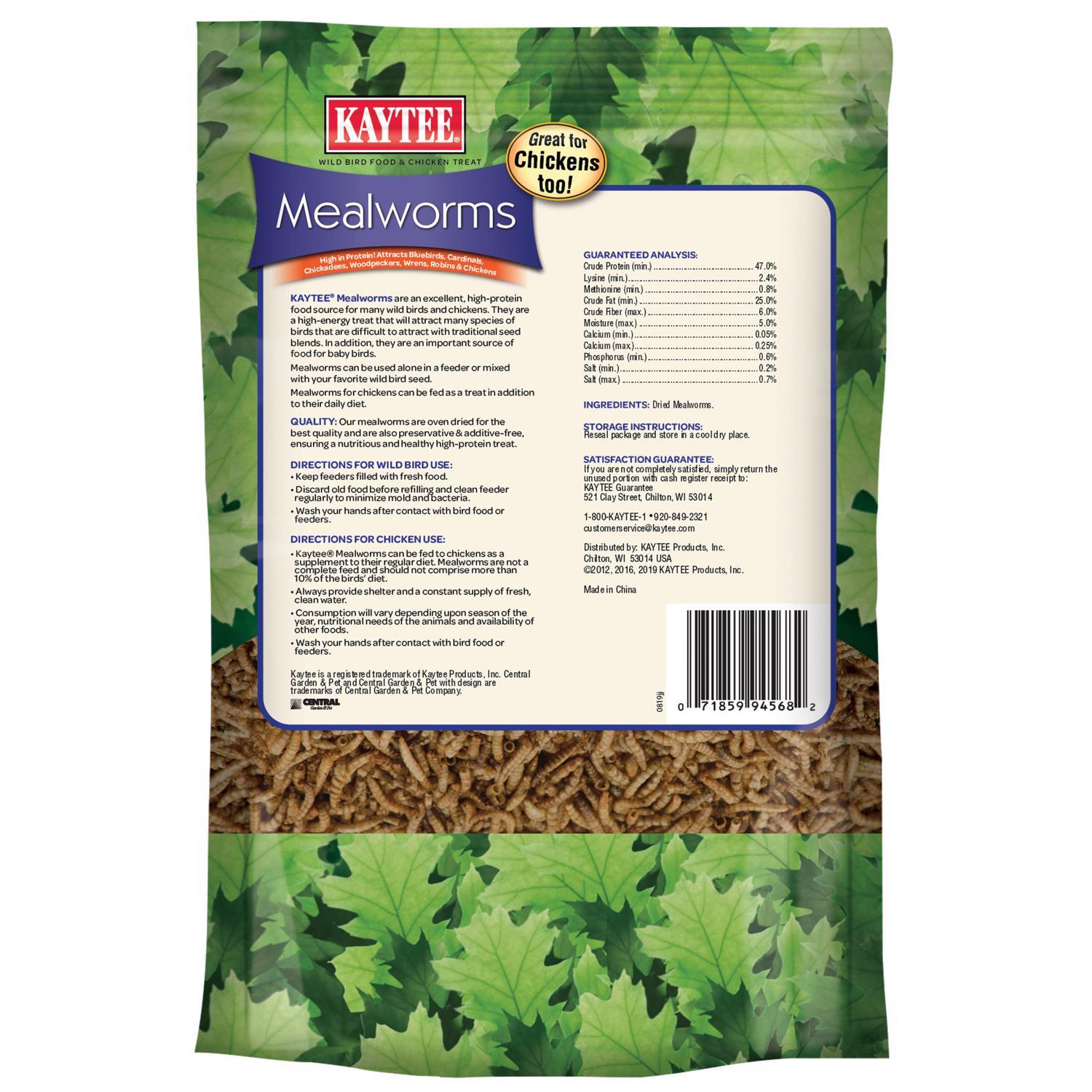 Kaytee Bluebird Dried Mealworm Mealworms 7 oz