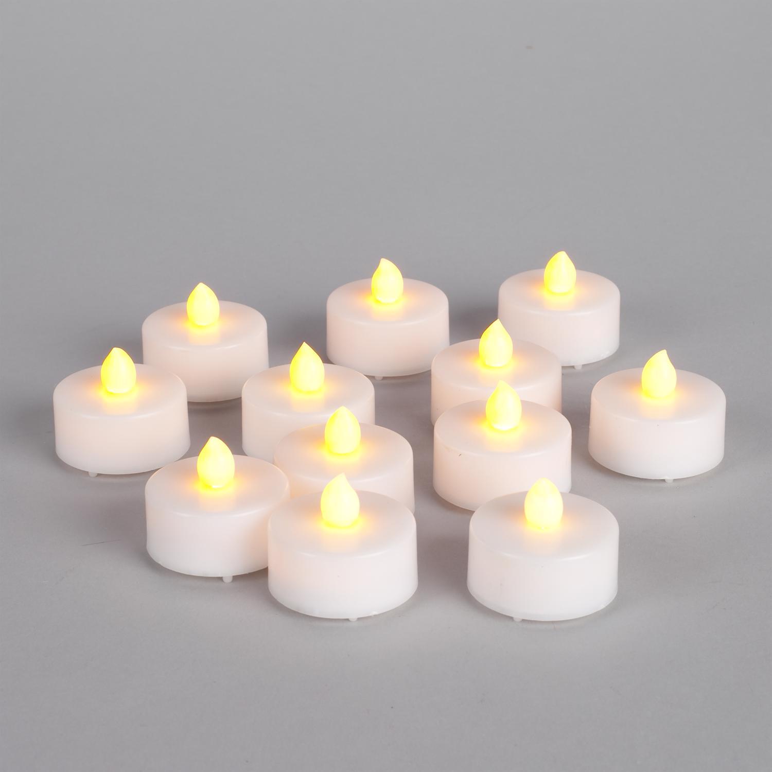 Gerson Everlasting Glow Ivory N Scent Tealight Flameless Flickering Candle