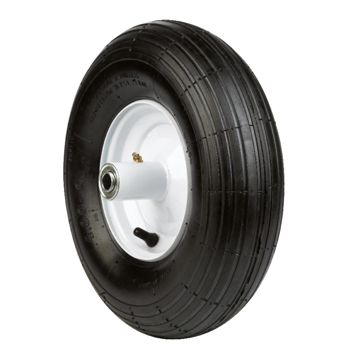 Arnold 6 in. D X 14 in. D 445 lb. cap. Centered Wheelbarrow Tire Rubber 1 pk