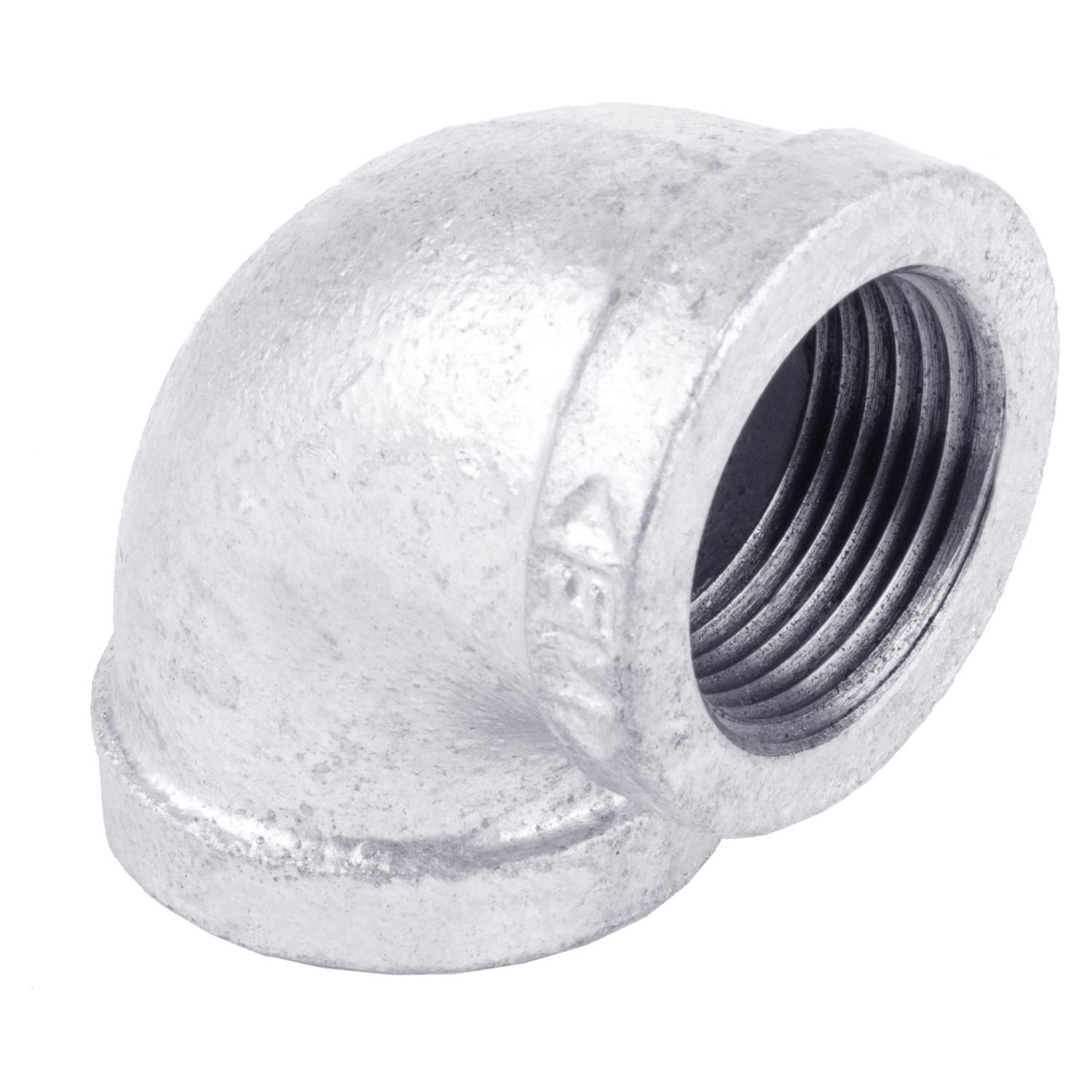STZ Industries 2 in. FIP each X 2 in. D FIP Galvanized Malleable Iron 90 Degree Elbow