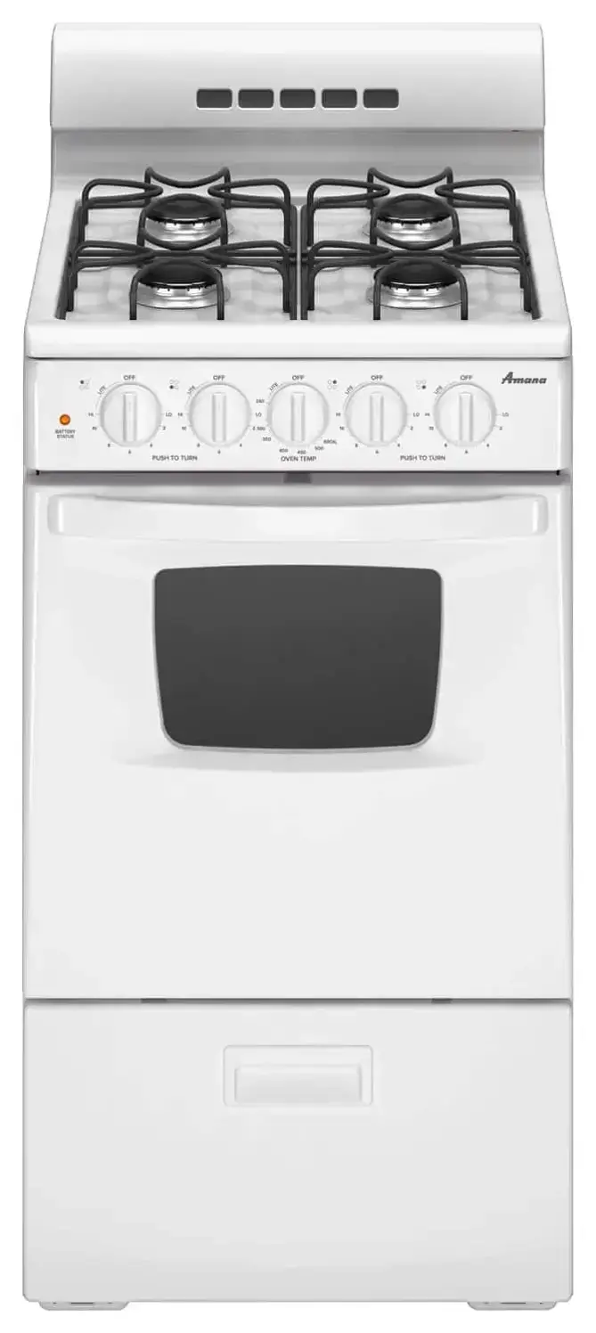 Range Ama 20" Gas White
