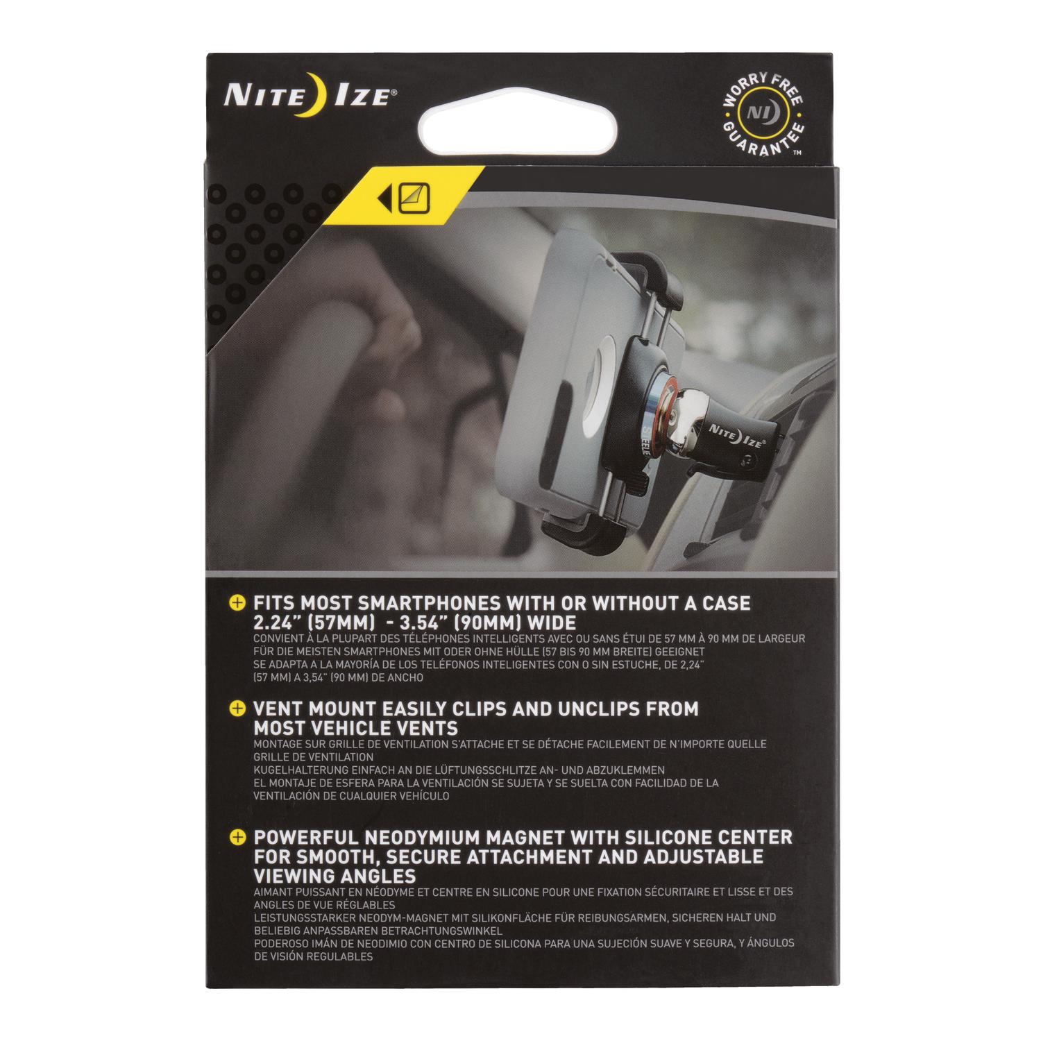 Nite Ize Steelie FreeMount Black/Silver Vent Kit For Universal