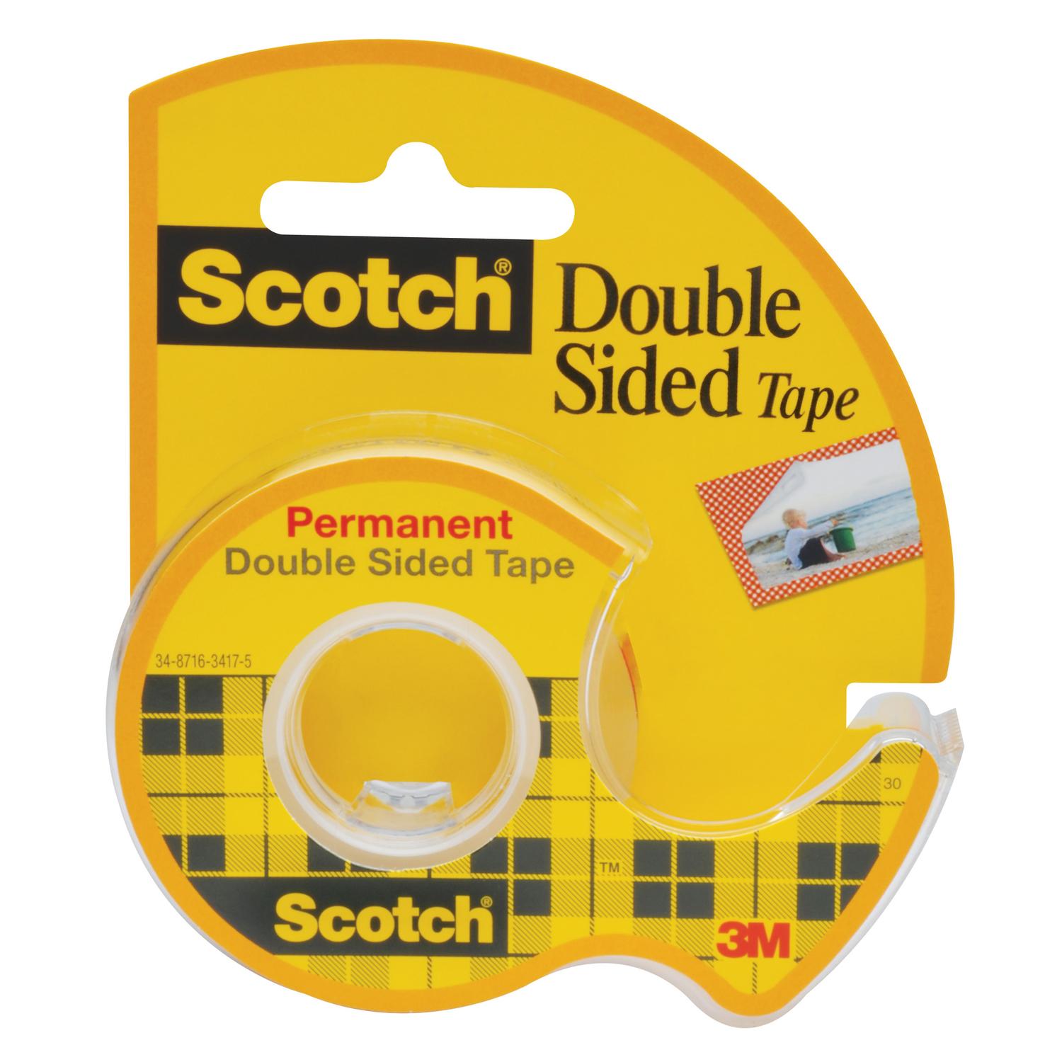Scotch 450 in. L X 1/2 in. W Double-Sided Tape