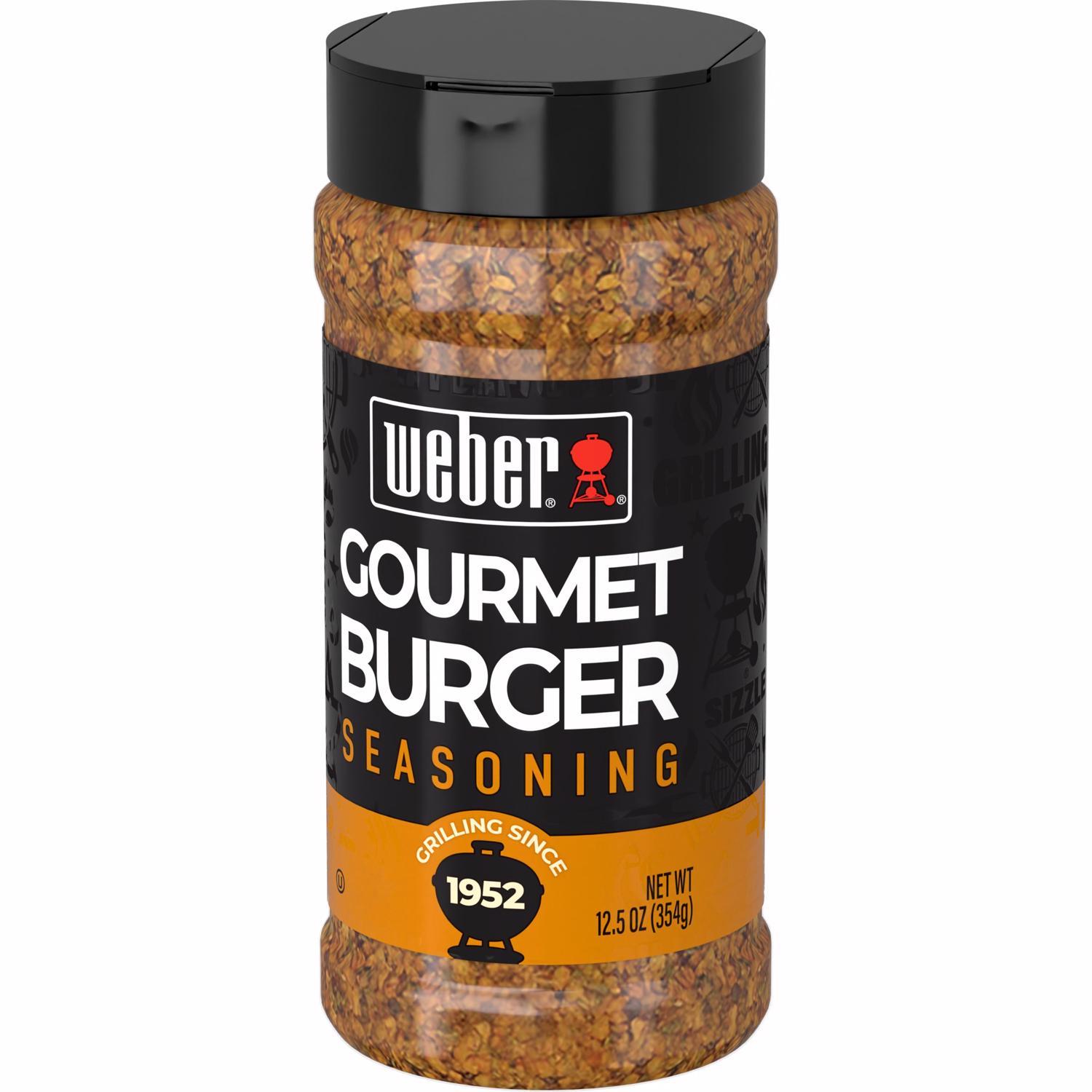 Weber Gluten Free Gourmet Burger Seasoning 12.5 oz