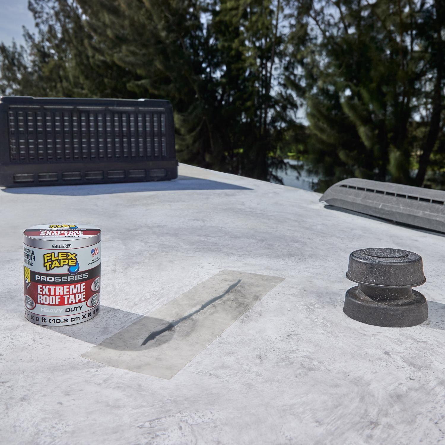 Flex Seal Family of Products Flex Tape Pro Series 4 in. W X 8 ft. L Clear Waterproof Repair Tape 1 p