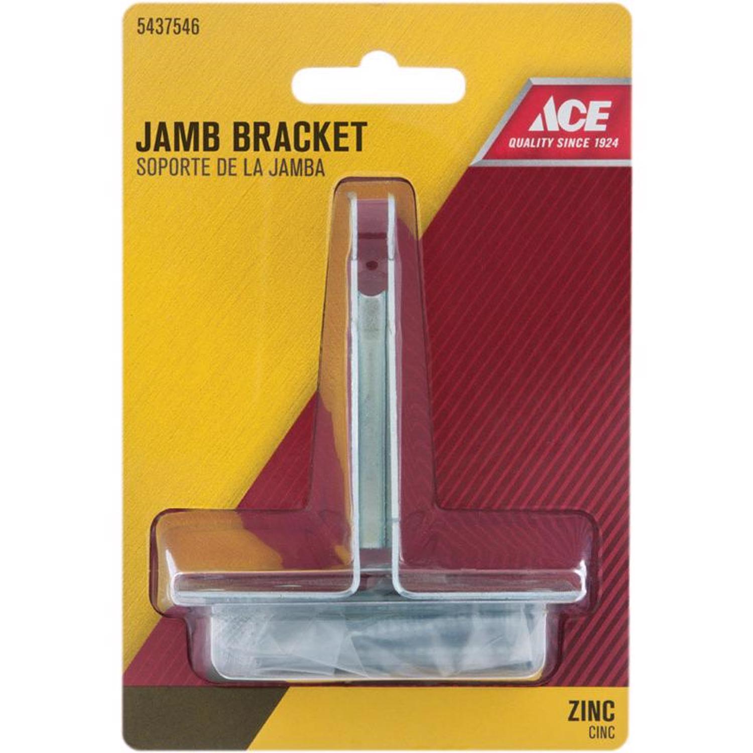 Ace Silver Steel Jamb Bracket 1 pc