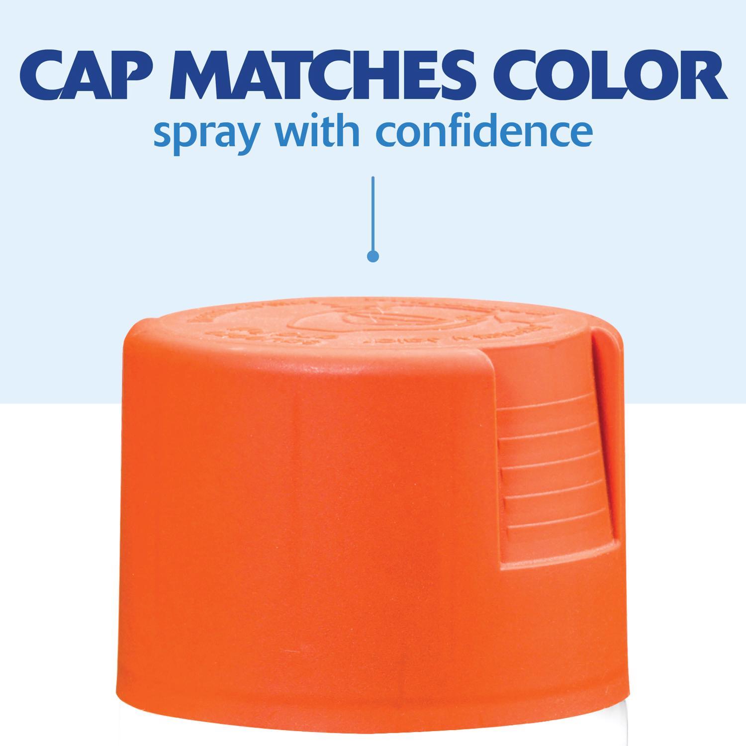 Rust-Oleum Painter's Touch 2X Ultra Cover Satin Fire Orange Paint+Primer Spray Paint 12 oz