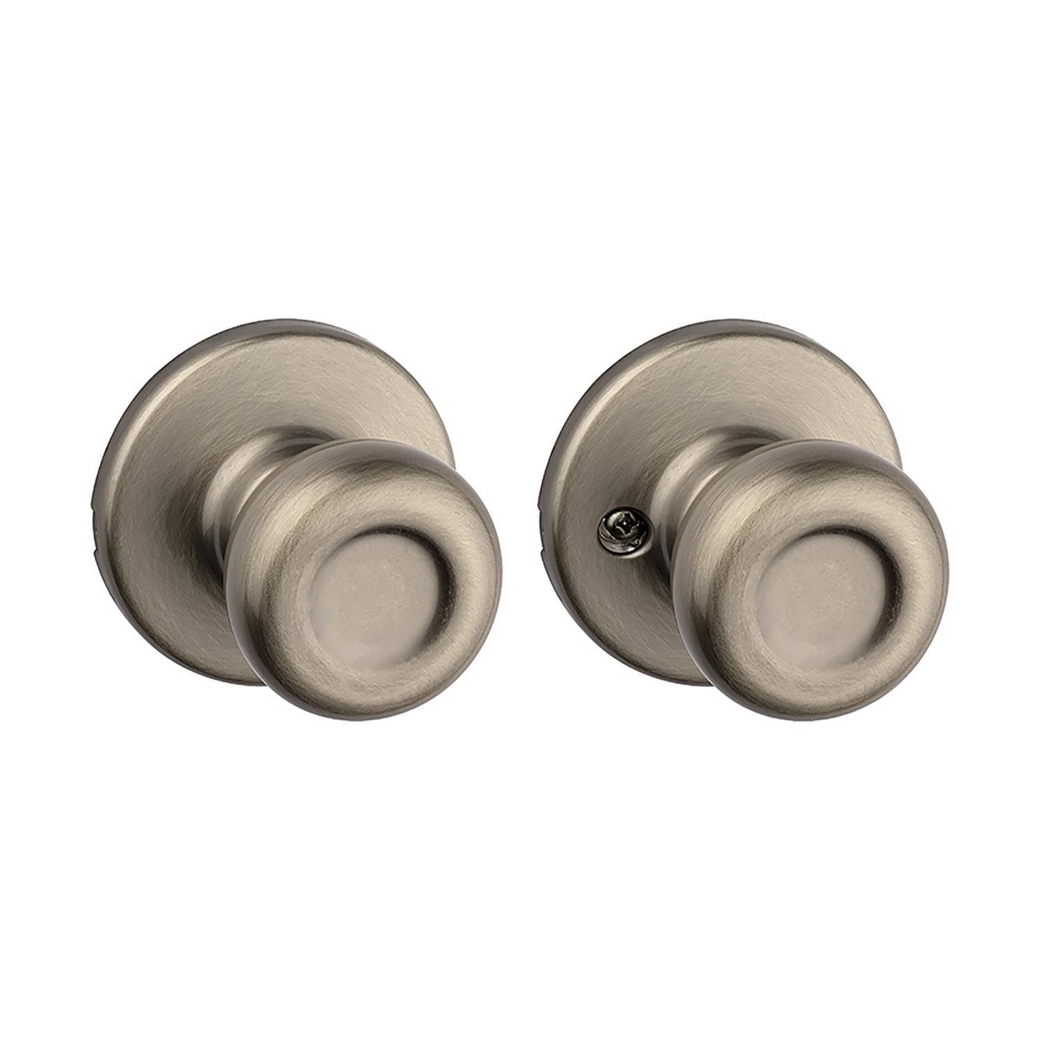 Kwikset Tylo Antique Brass Passage Door Knob Right or Left Handed