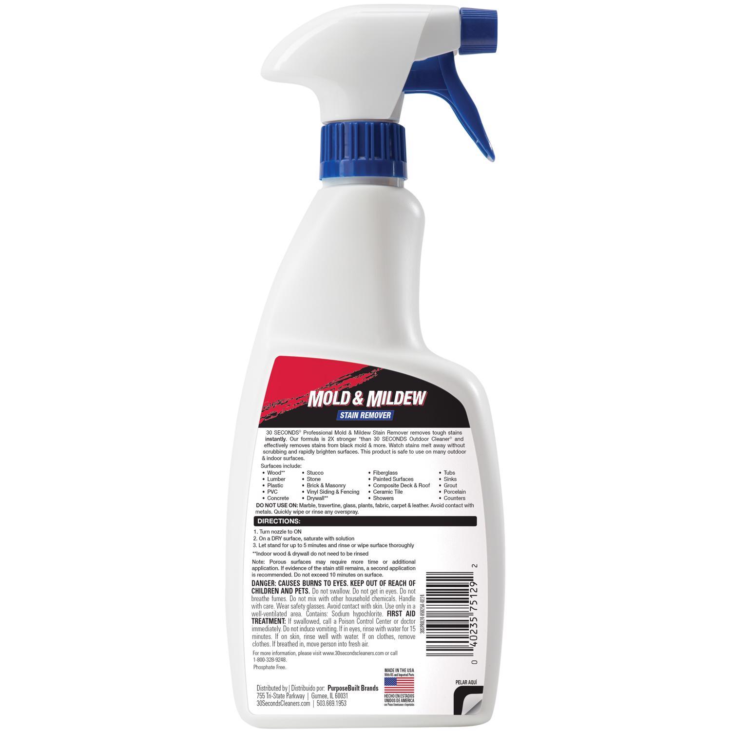 30 SECONDS Mold and Mildew Stain Remover 24 oz
