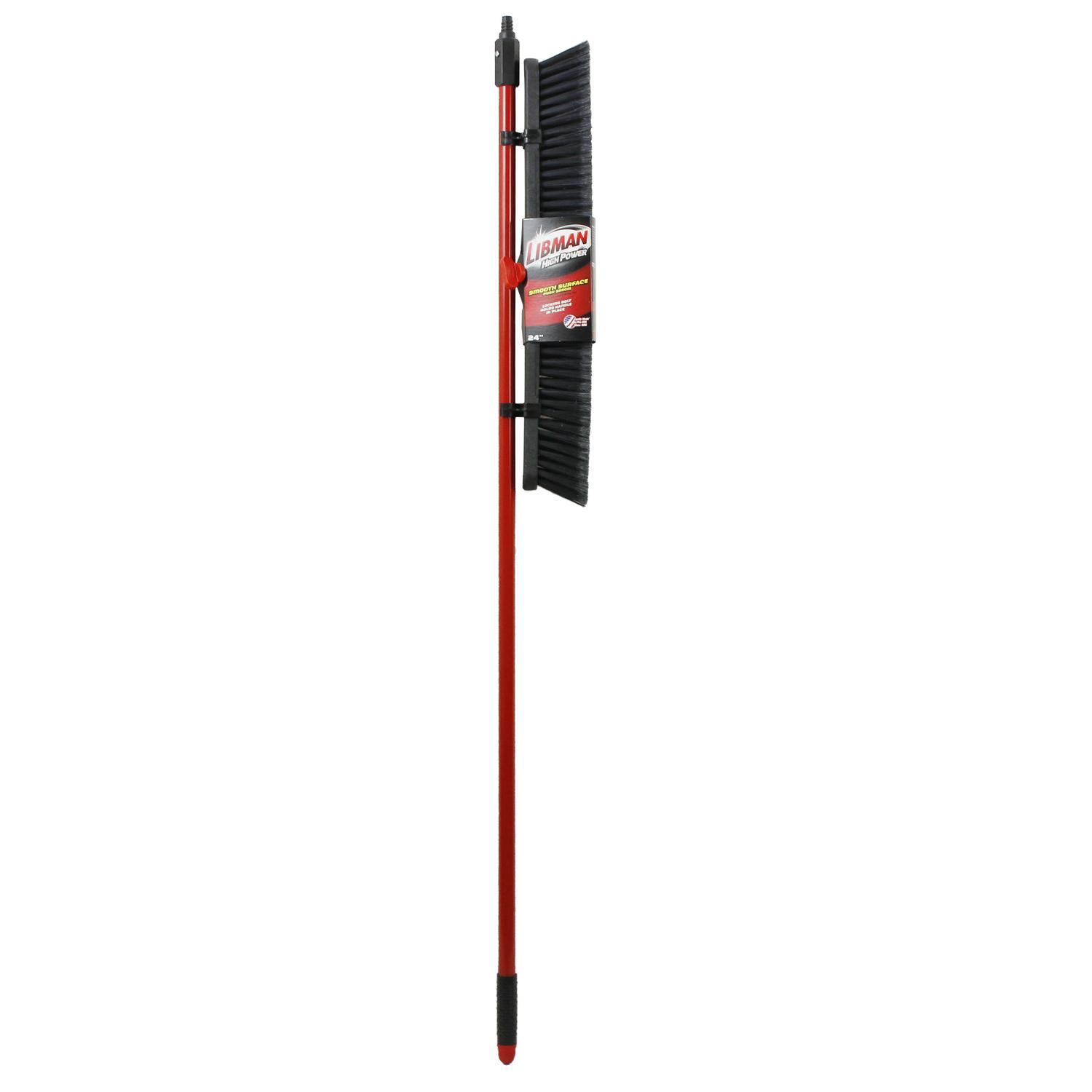 Libman High Power Polyethylene Terephthalate 24 in. Smooth Surface Push Broom