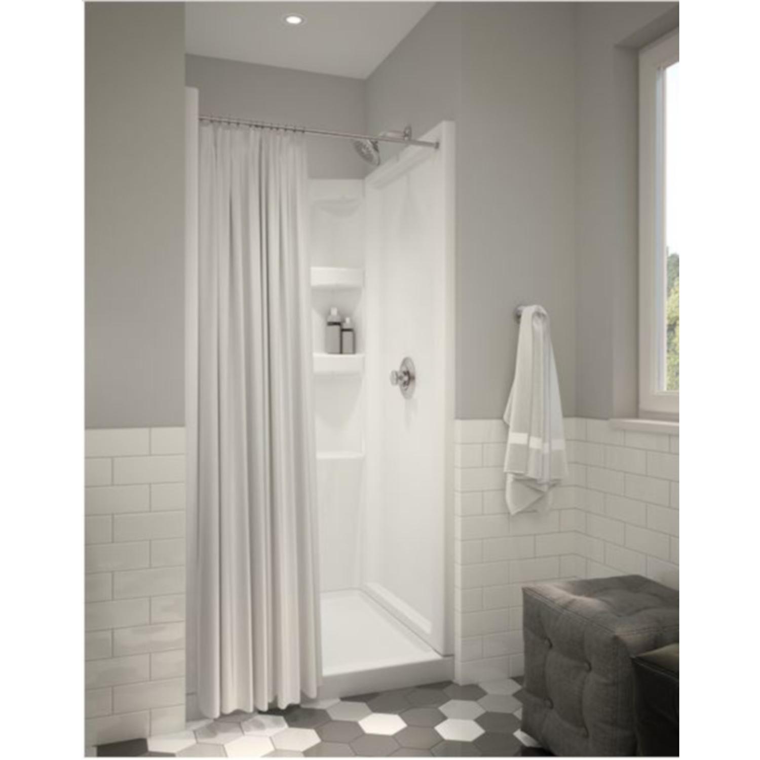 Delta Hycroft 4.5 in. H X 36 in. W X 36 in. L White Shower Base